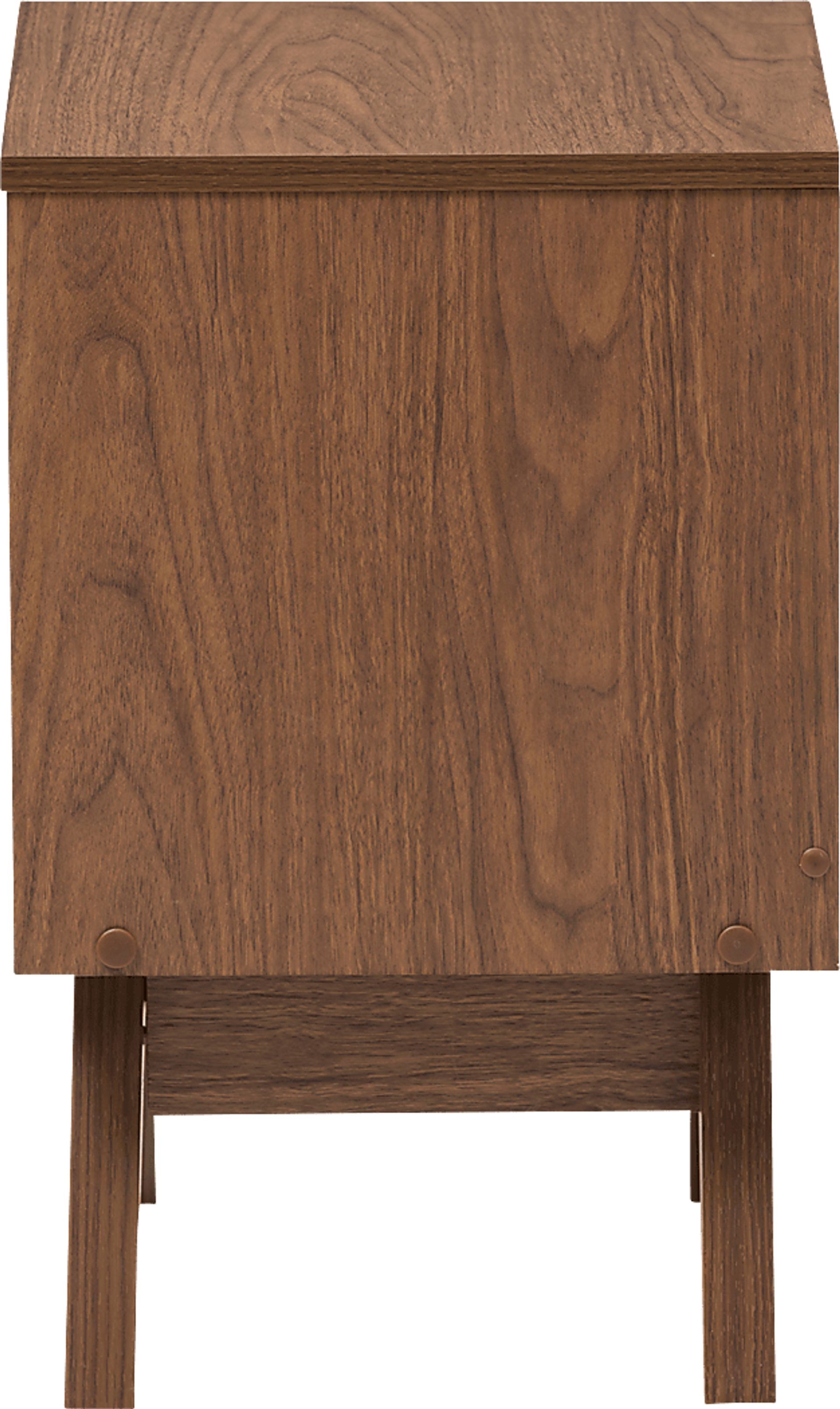 Stormtime White and Brown Nightstand - Image 4
