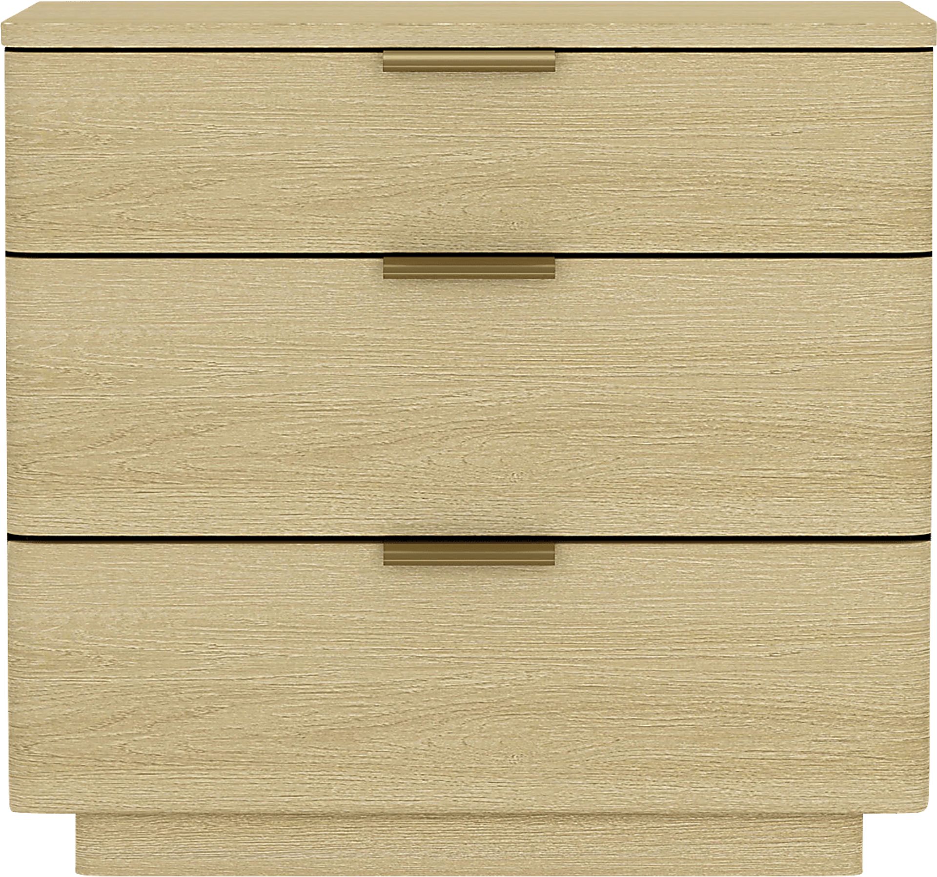Stormways Brown and Gold Nightstand - Image 1