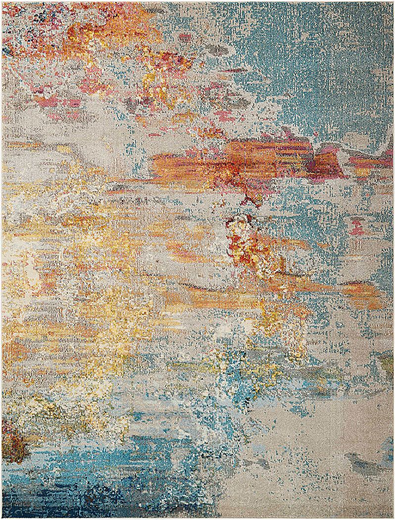 Stormy Skies Blue 7'10 x 10'6 Rug