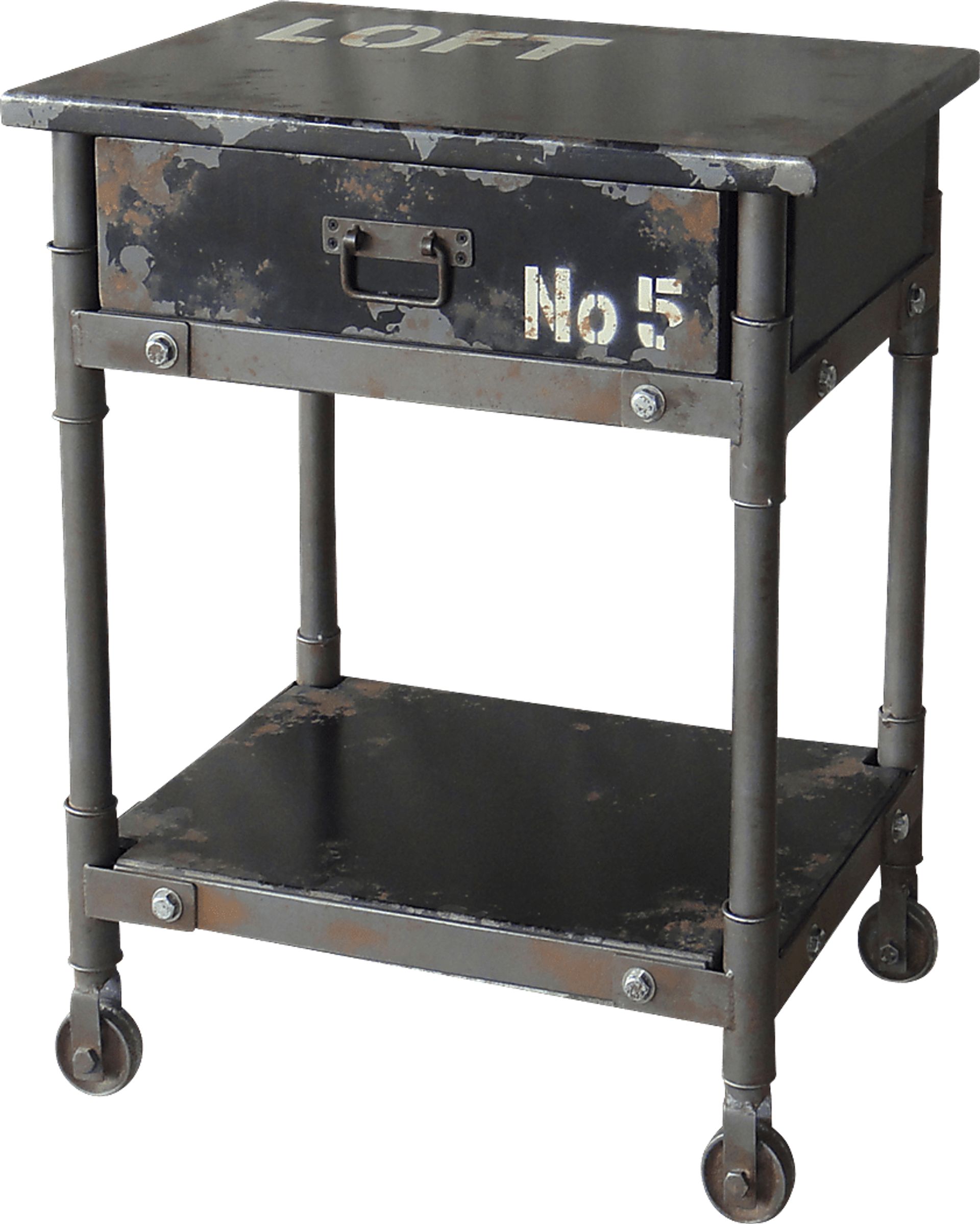 Stornaway Black Side Table - Image 1