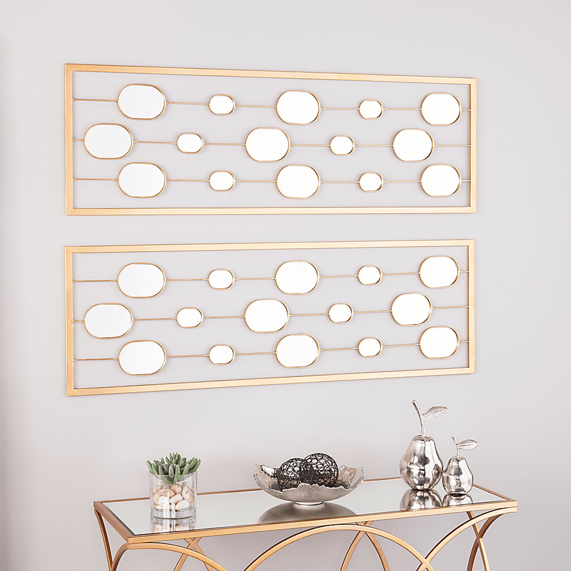 Stotter Gold Mirrors Set of 2 - Image 2