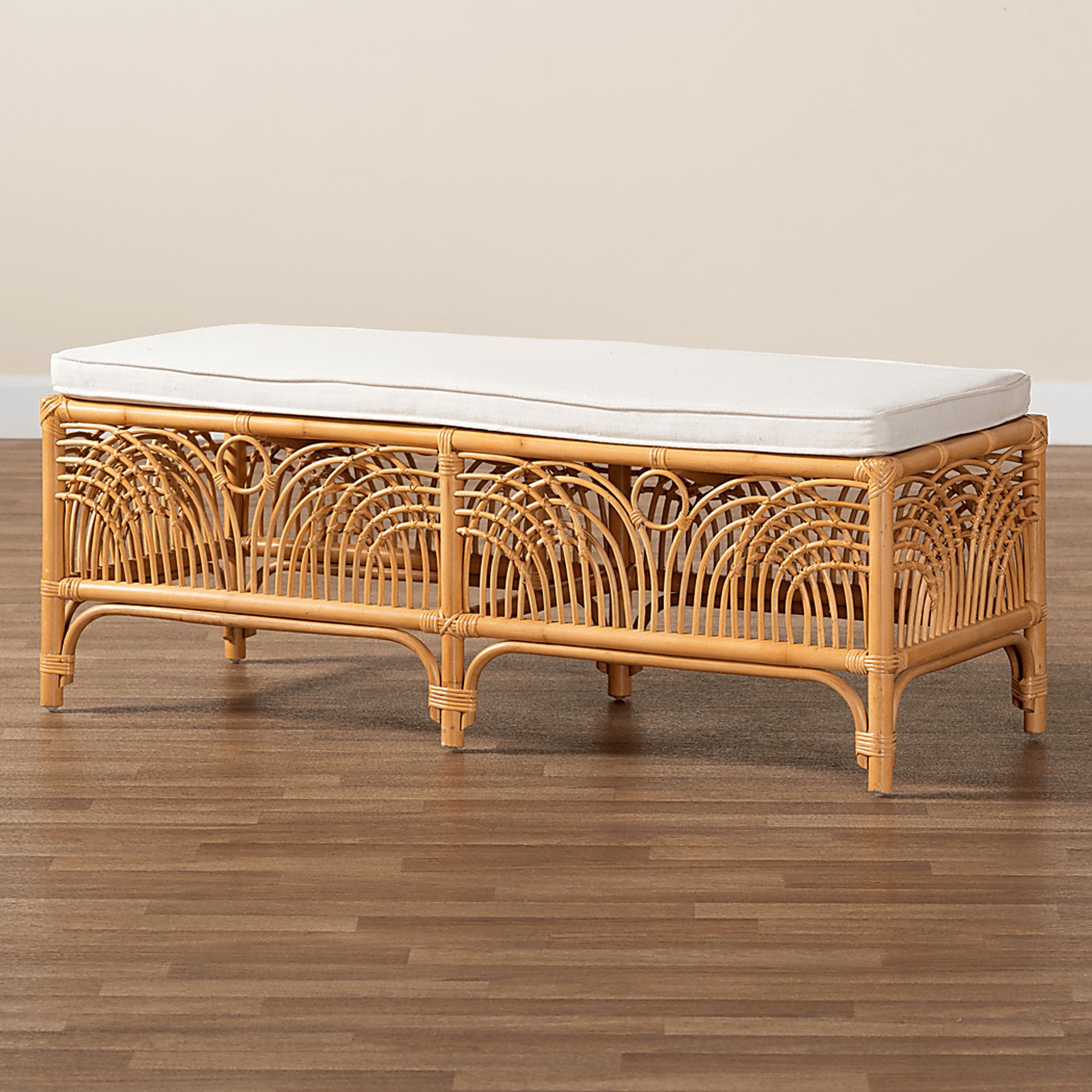 Stoulig Light Brown Accent Bench - Image 6