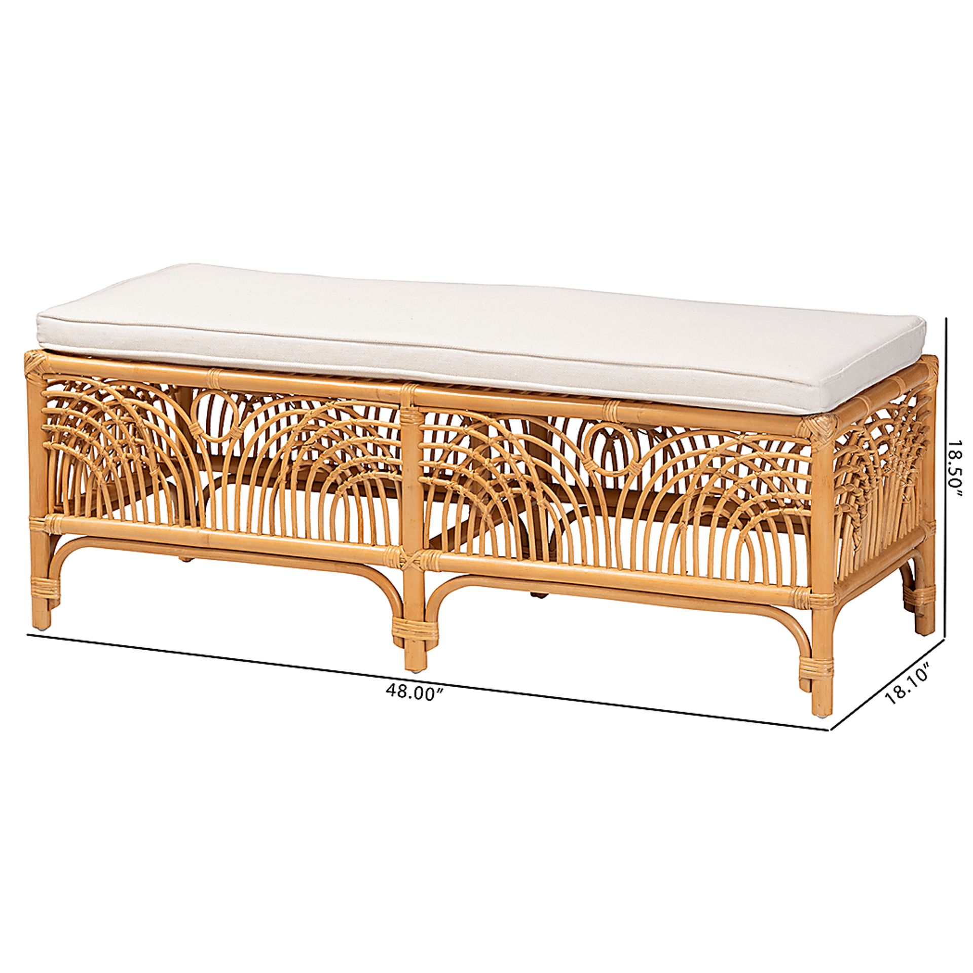 Stoulig Light Brown Accent Bench - Image 8