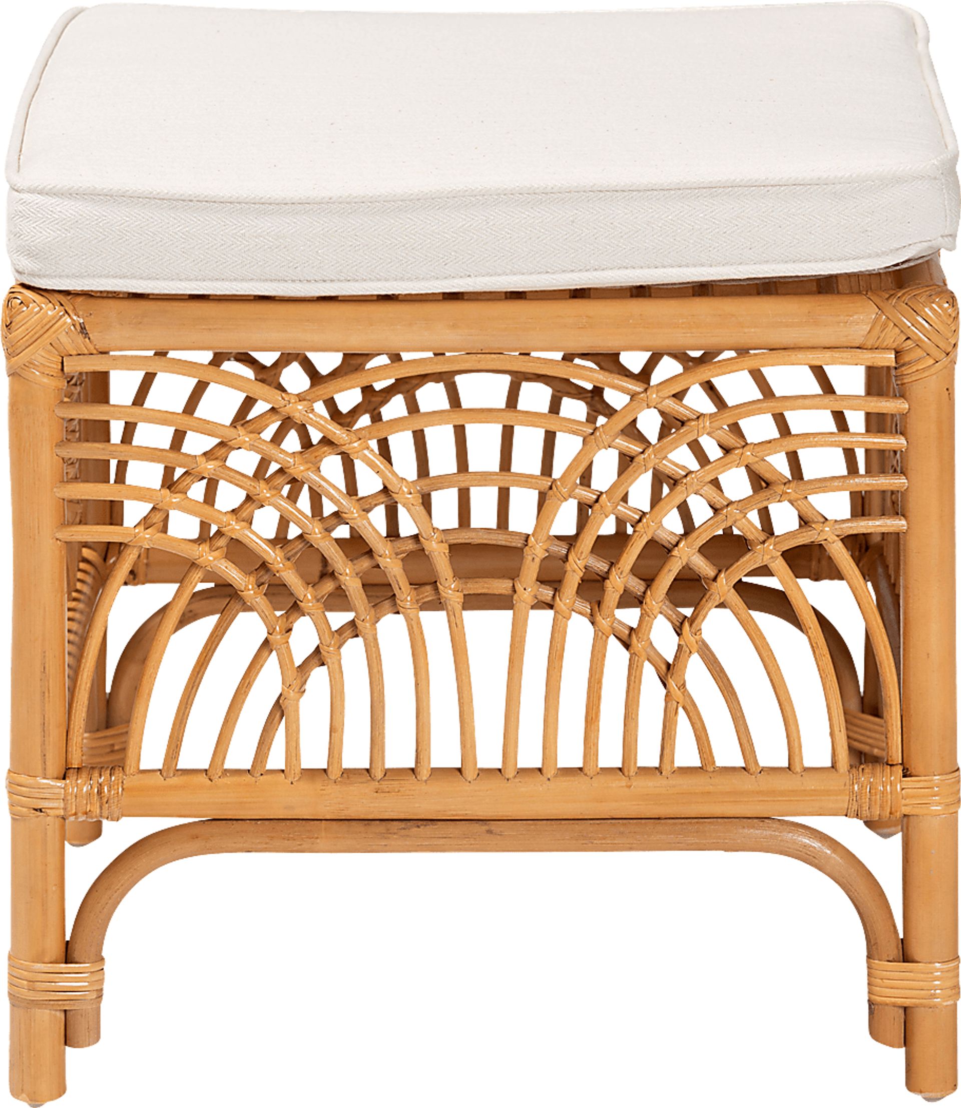 Stoulig Light Brown Ottoman - Image 4