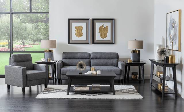 Stowmarket Black Sofa Table - Thumbnail - Image 5
