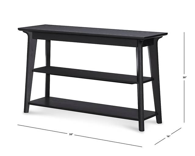 Stowmarket Black Sofa Table - Thumbnail - Image 6