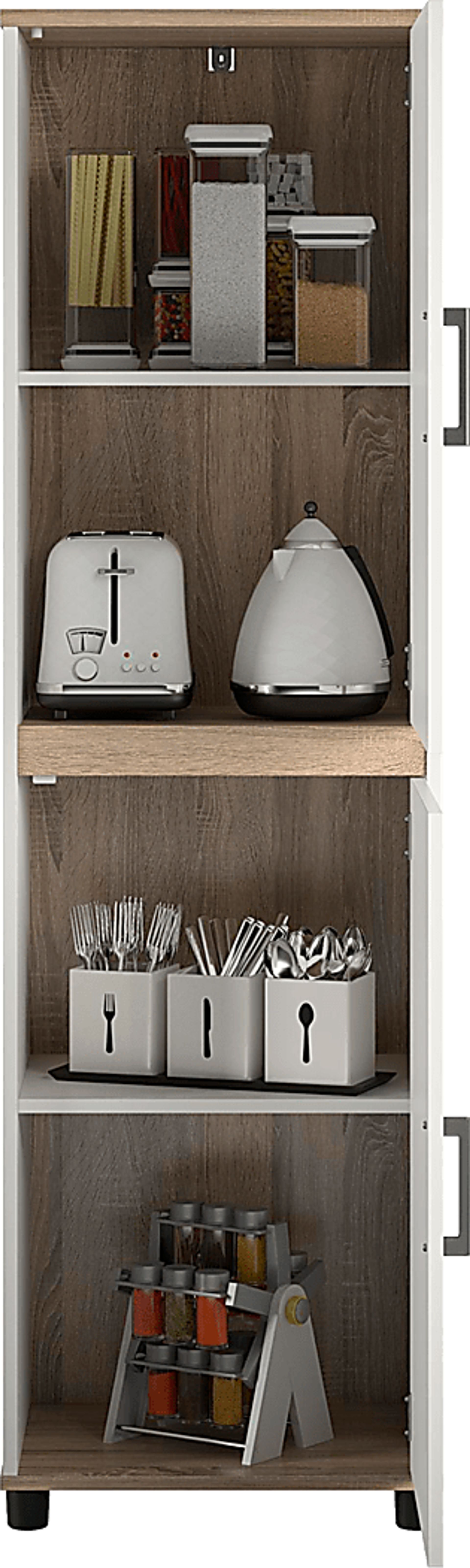 Strasburg White Accent Pantry Cabinet - Image 5
