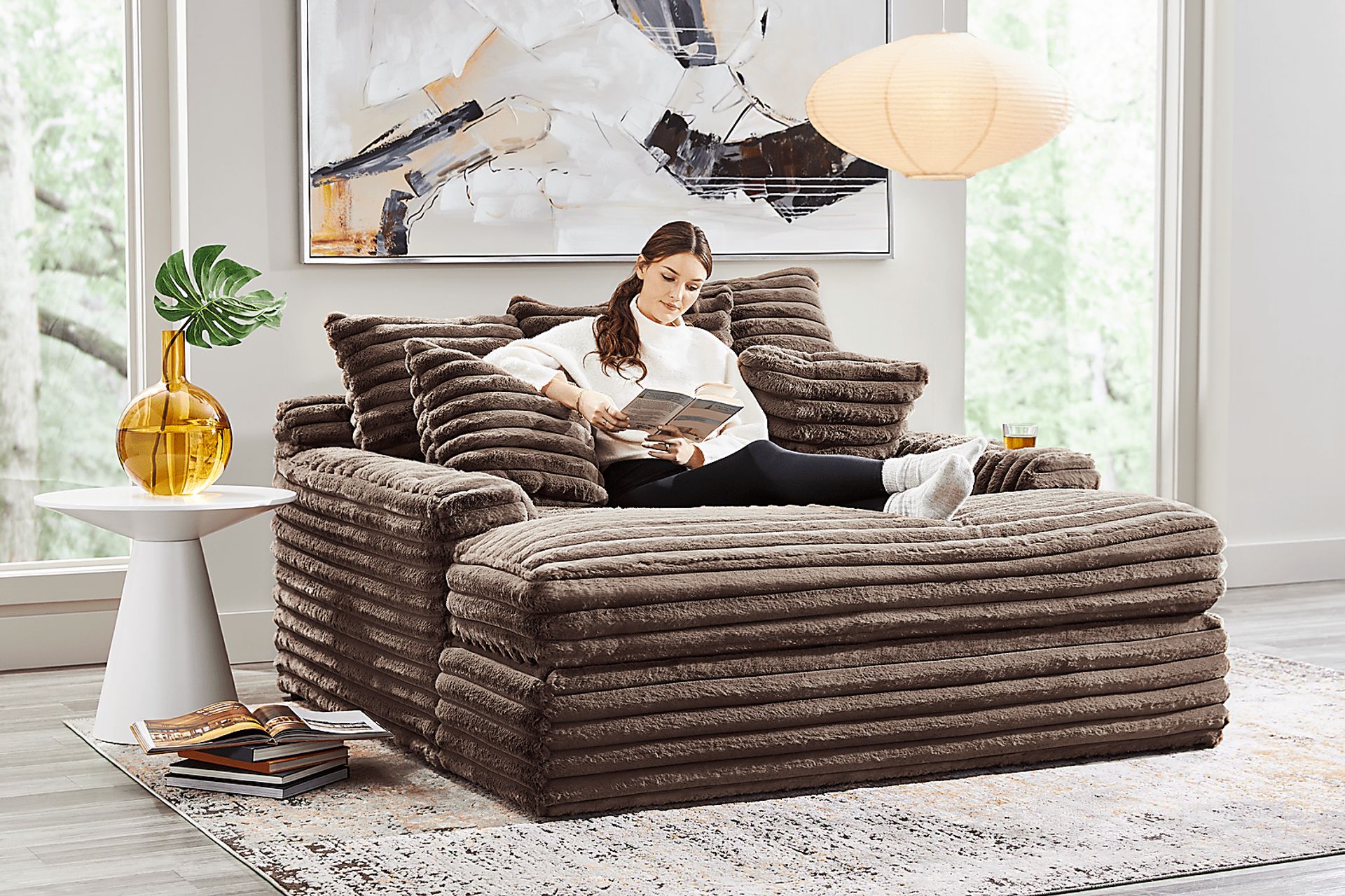 Stratford Brown Chaise - Image 5