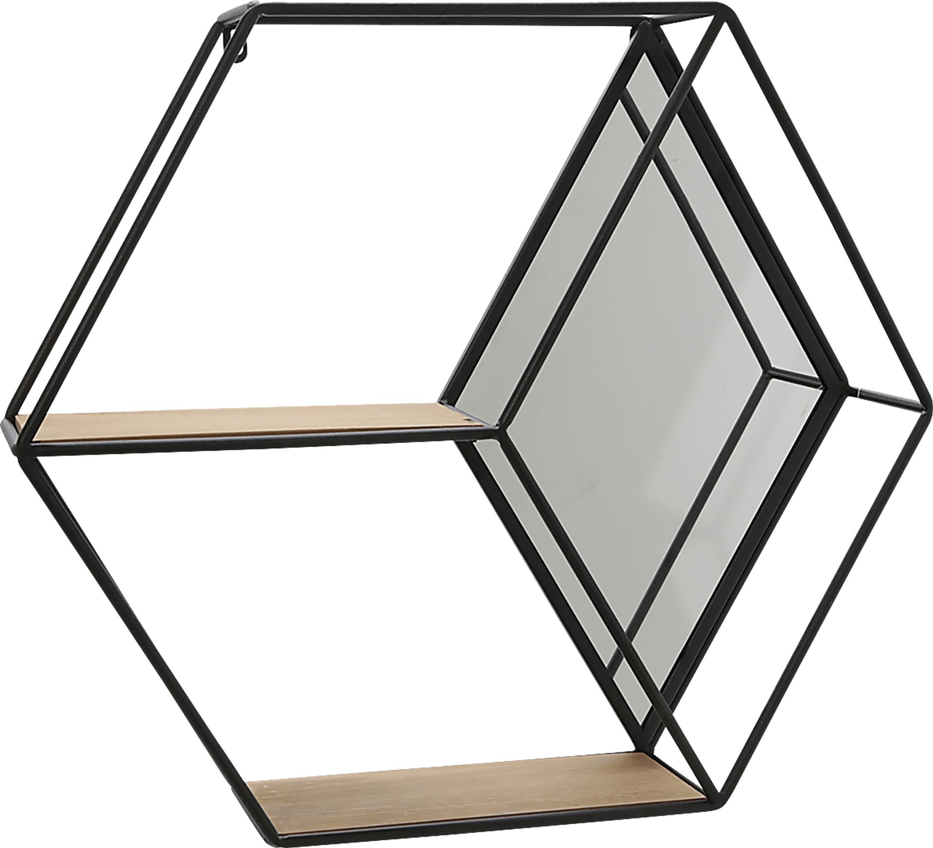 Stratman Black Wall Shelf - Image 1