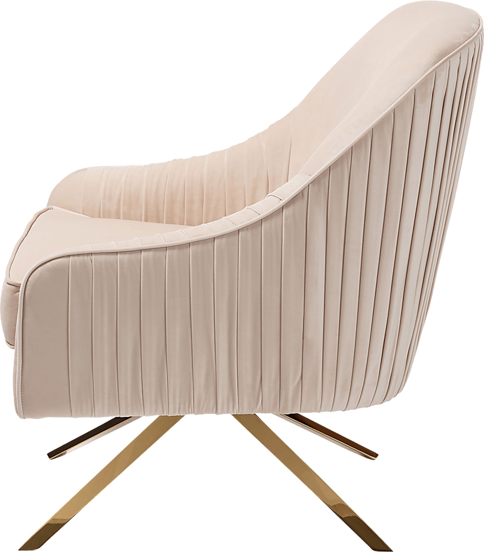 Strawflower Beige Accent Chair - Image 3