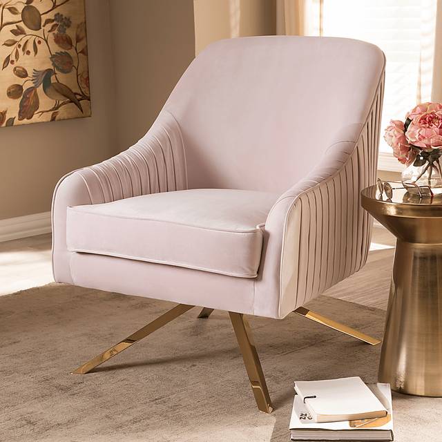 Strawflower Pink Accent Chair - Thumbnail - Image 2