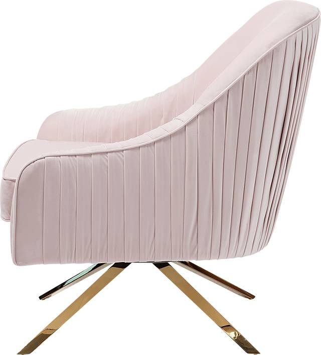 Strawflower Pink Accent Chair - Thumbnail - Image 3