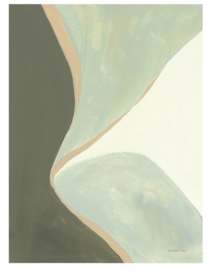 Stream Of Dreams I Green Artwork