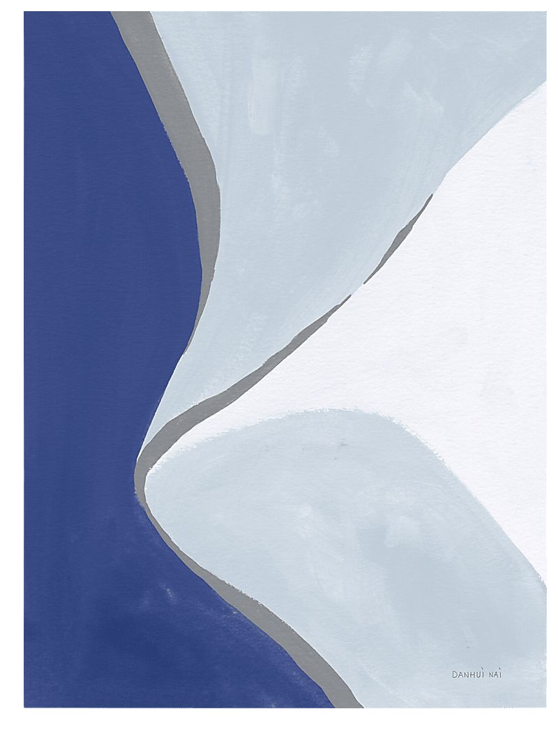 Stream Of Dreams II Blue Artwork