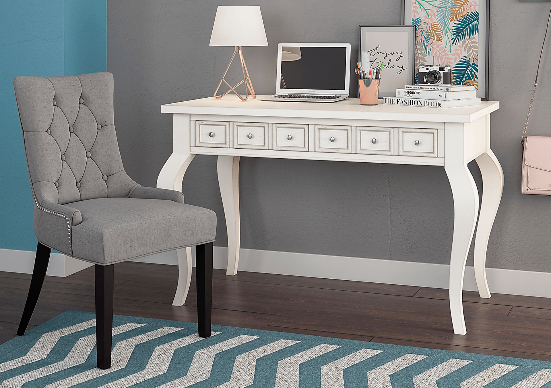 Streamside Gray Desk - Image 8