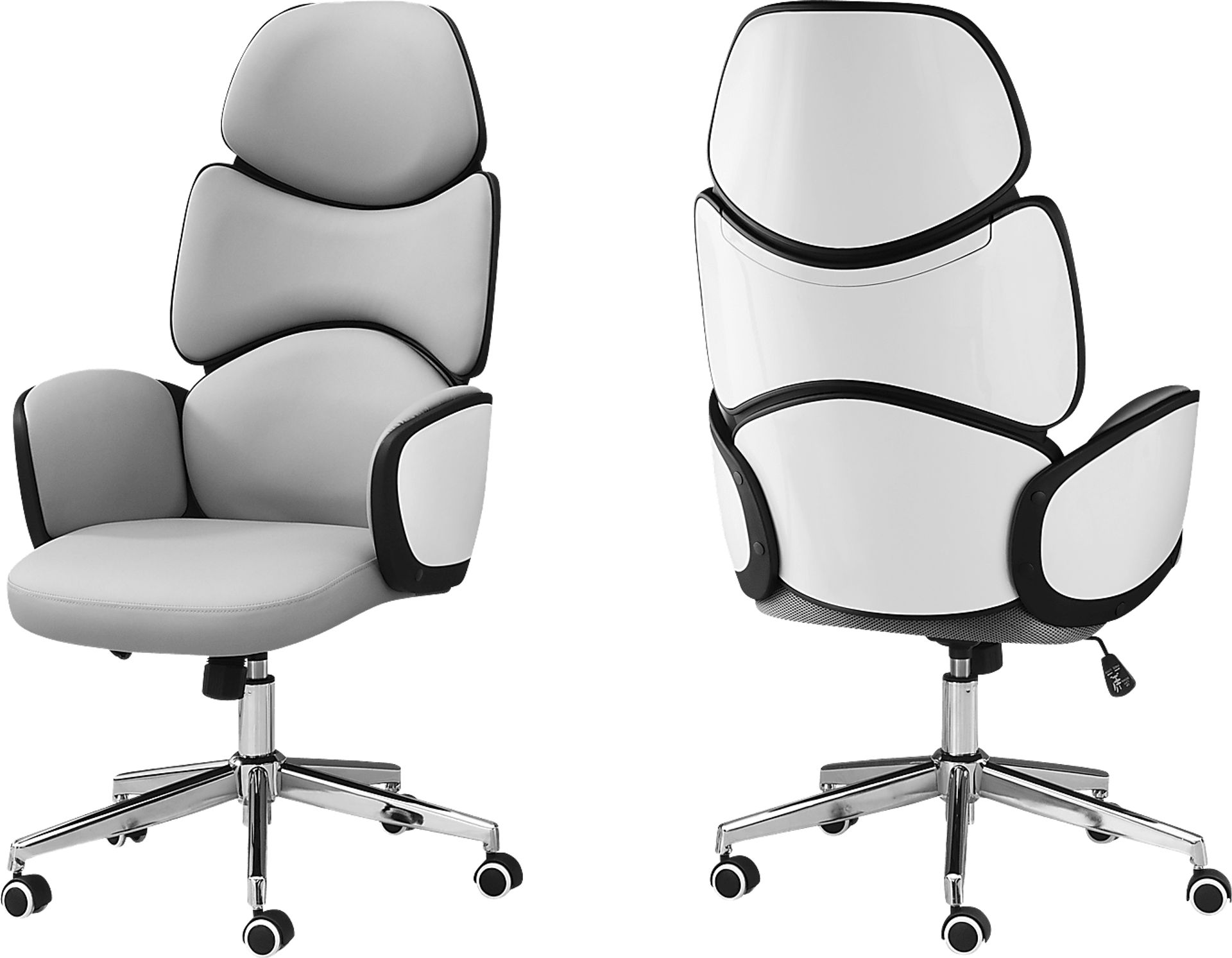 Streamview White Office Chair - Image 1