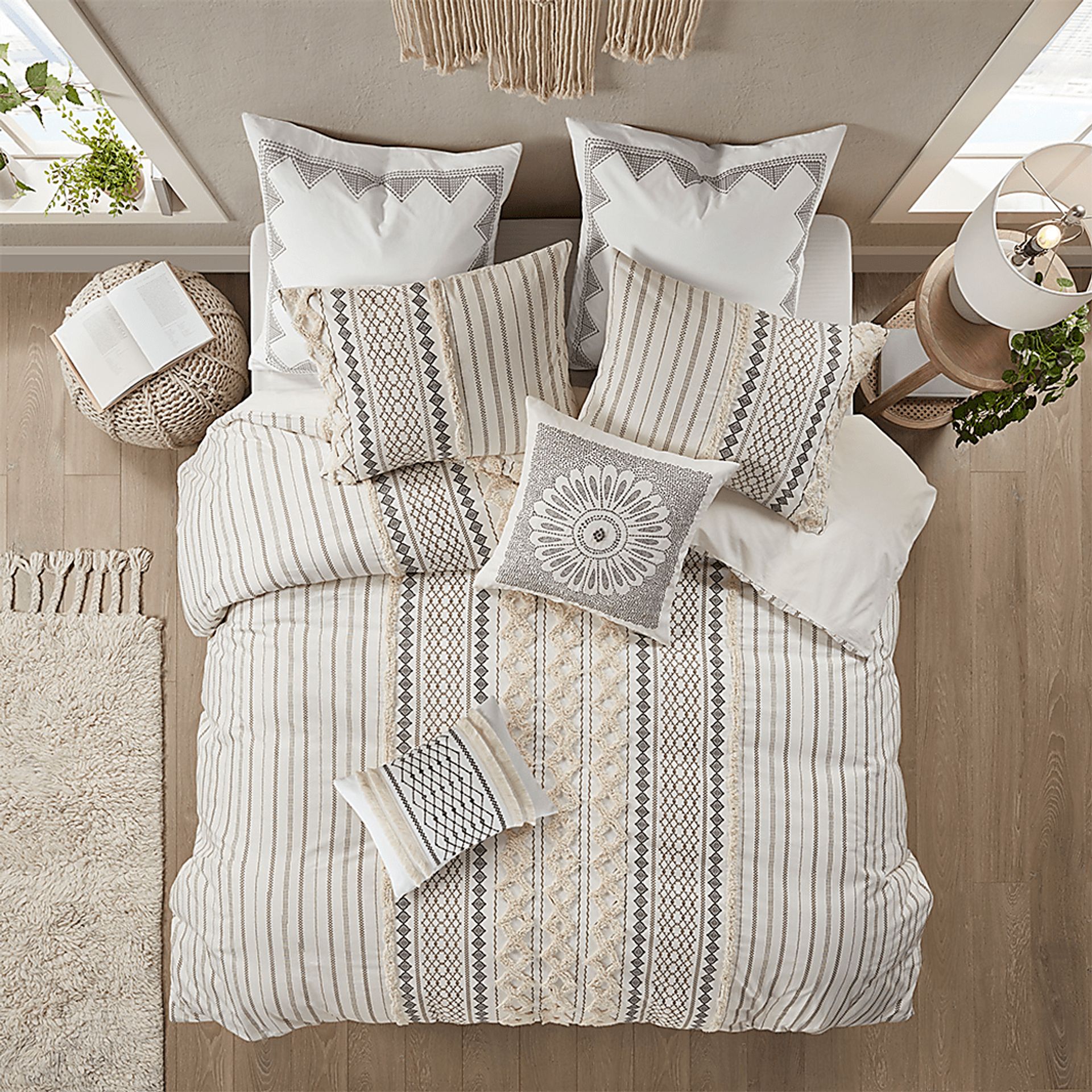 Streb Ivory Accent Pillow - Image 1