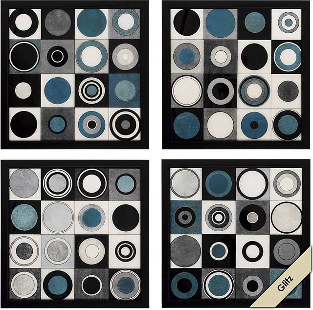 Street Blue Set of 4 Artwork - Thumbnail - Image 1
