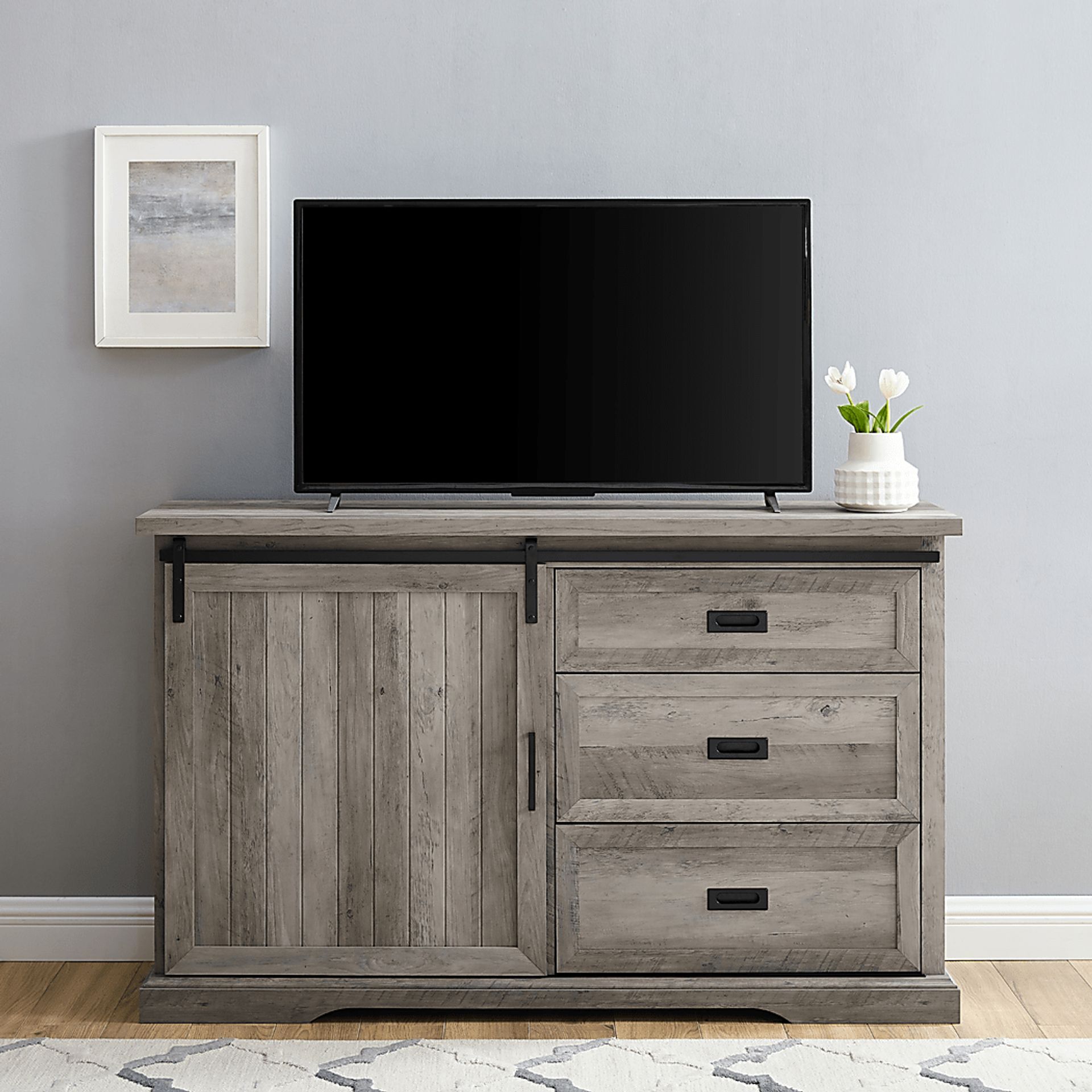 Stridesham Gray Sideboard - Image 7