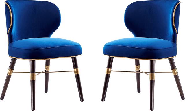 Strineway Blue Side Chair, Set of 2 - Thumbnail - Image 2