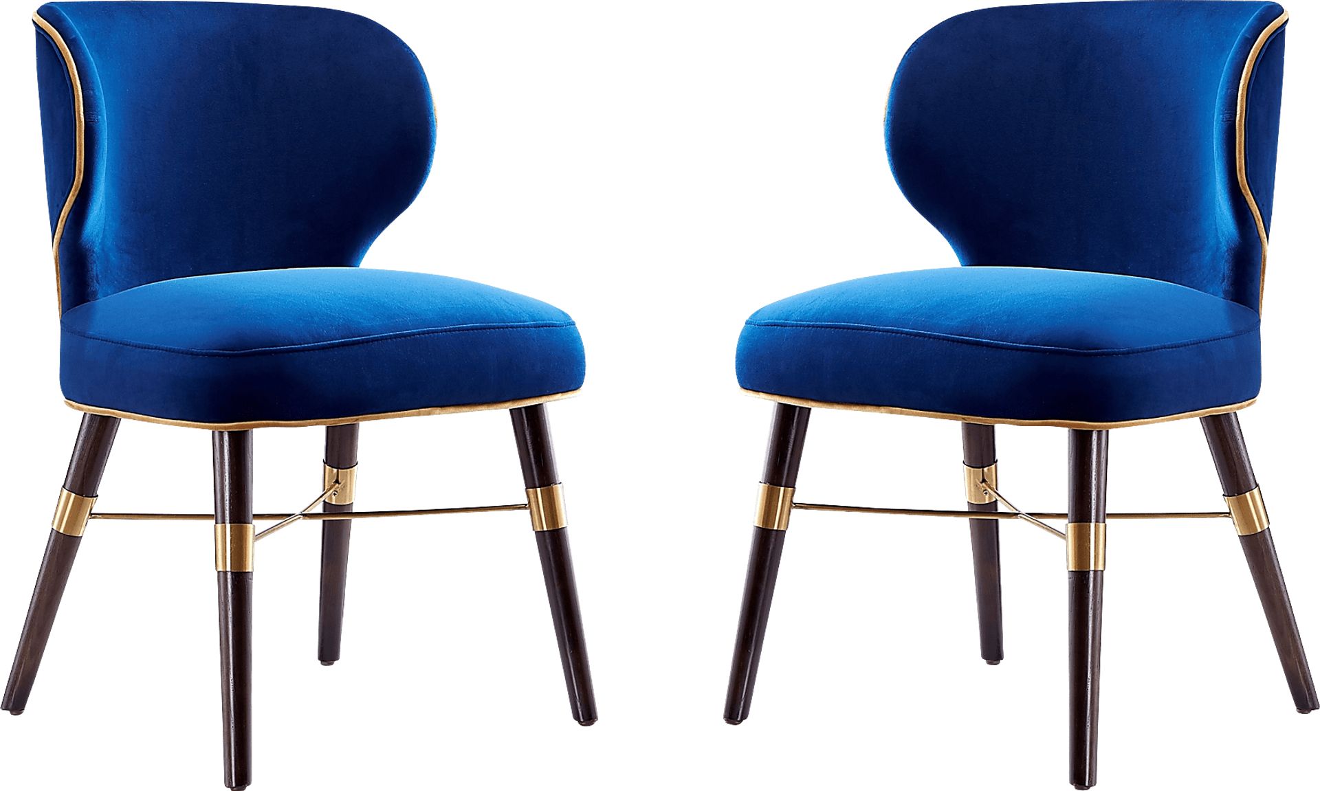 Strineway Blue Side Chair, Set of 2 - Image 2
