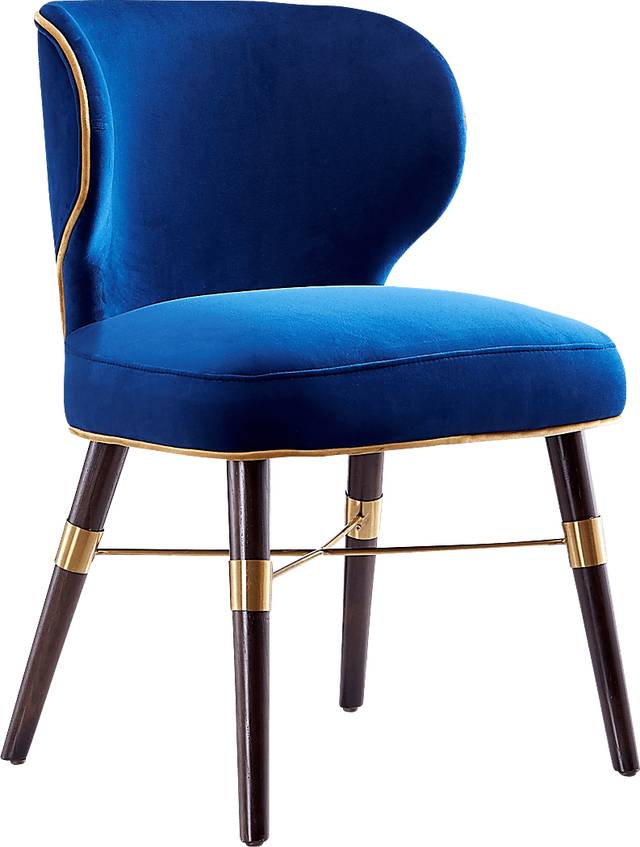 Strineway Blue Side Chair, Set of 2 - Thumbnail - Image 4