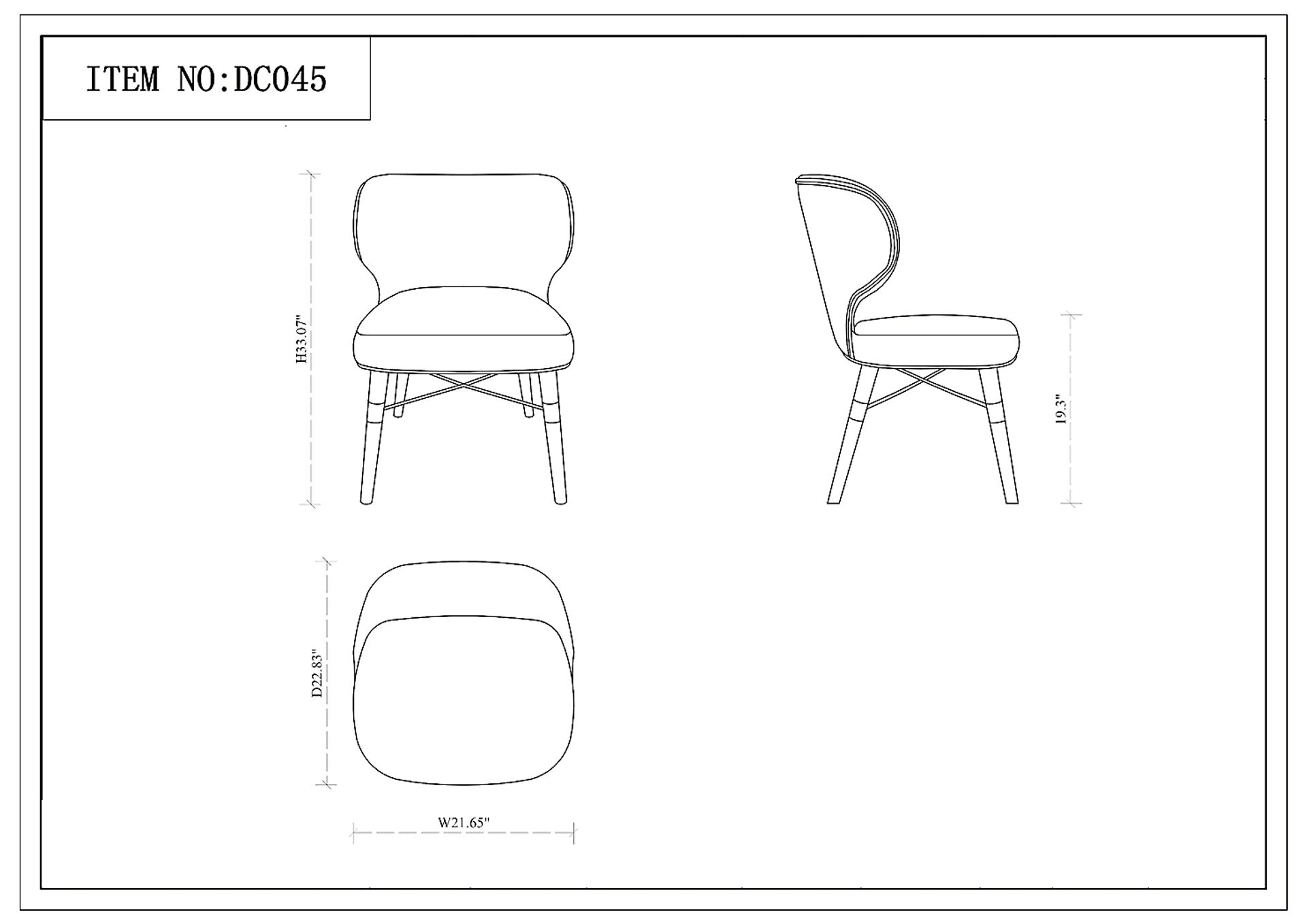 Strineway Blue Side Chair - Image 7