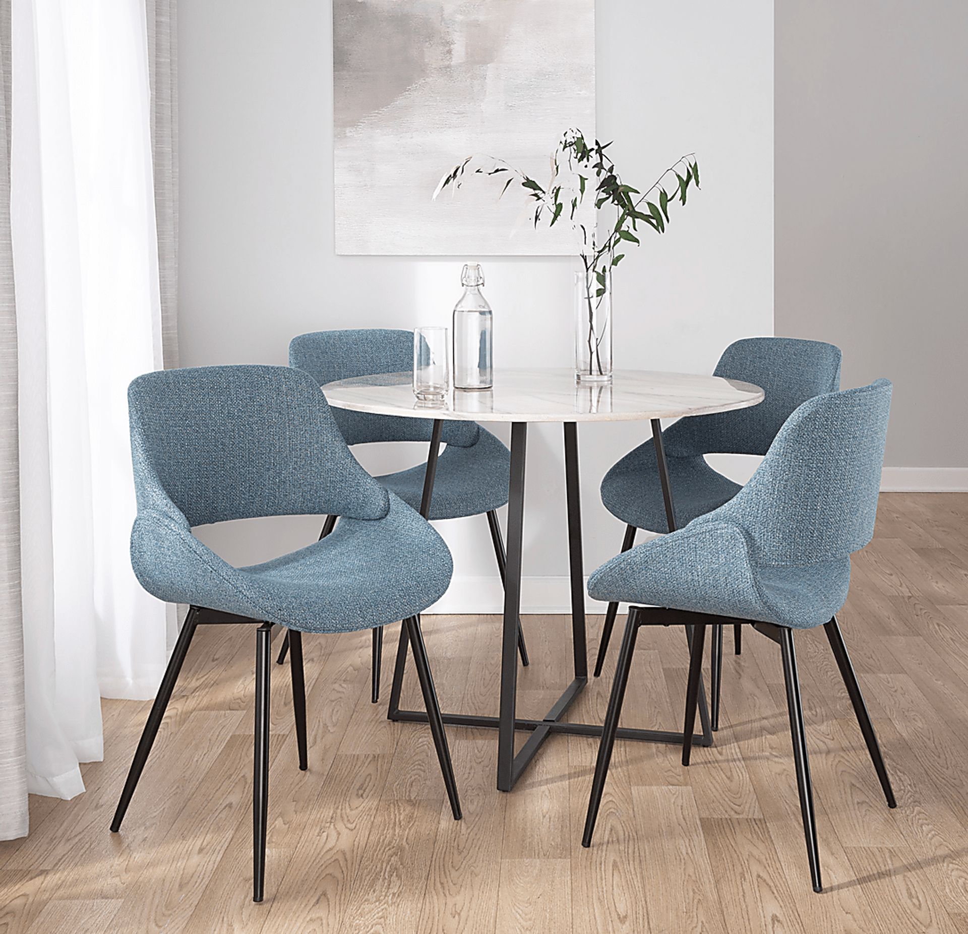 Stroble I Blue Dining Chair, Set of 2 - Image 2