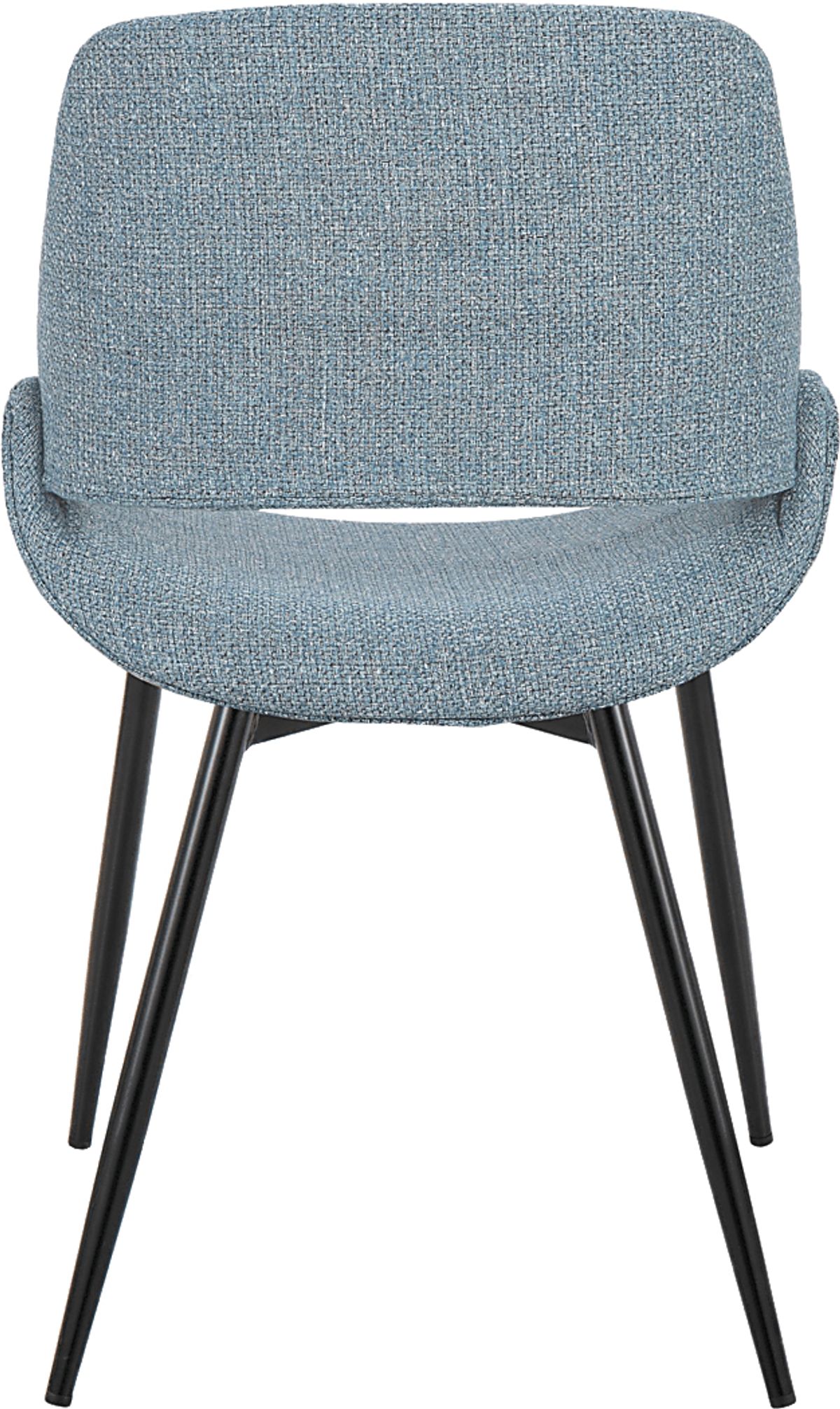 Stroble I Blue Colors Polyester Fabric Side Chair, Set Of 2 | Rooms to Go