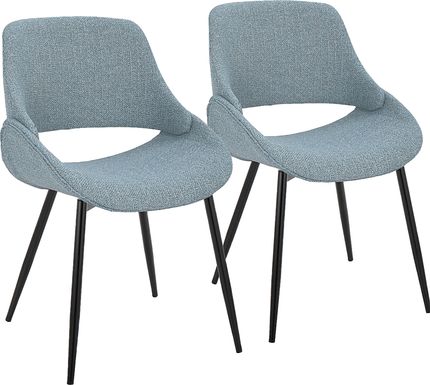 Stroble I Blue Dining Chair, Set of 2