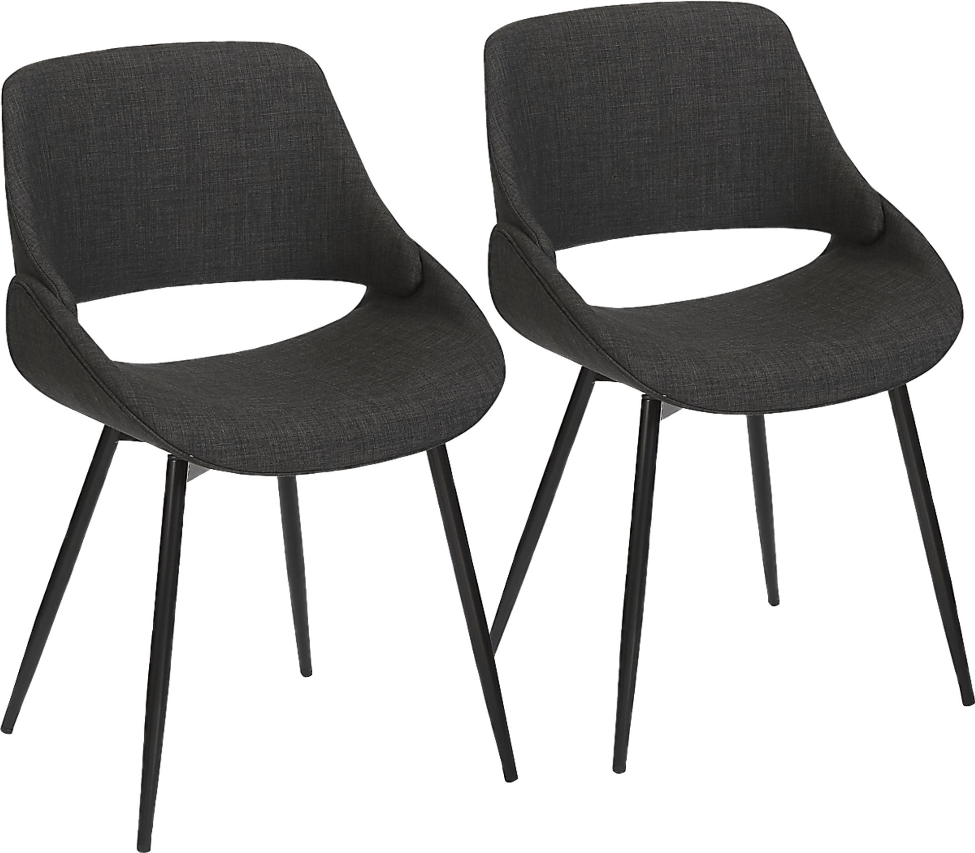 Stroble I Charcoal Dining Chair, Set of 2 - Image 1