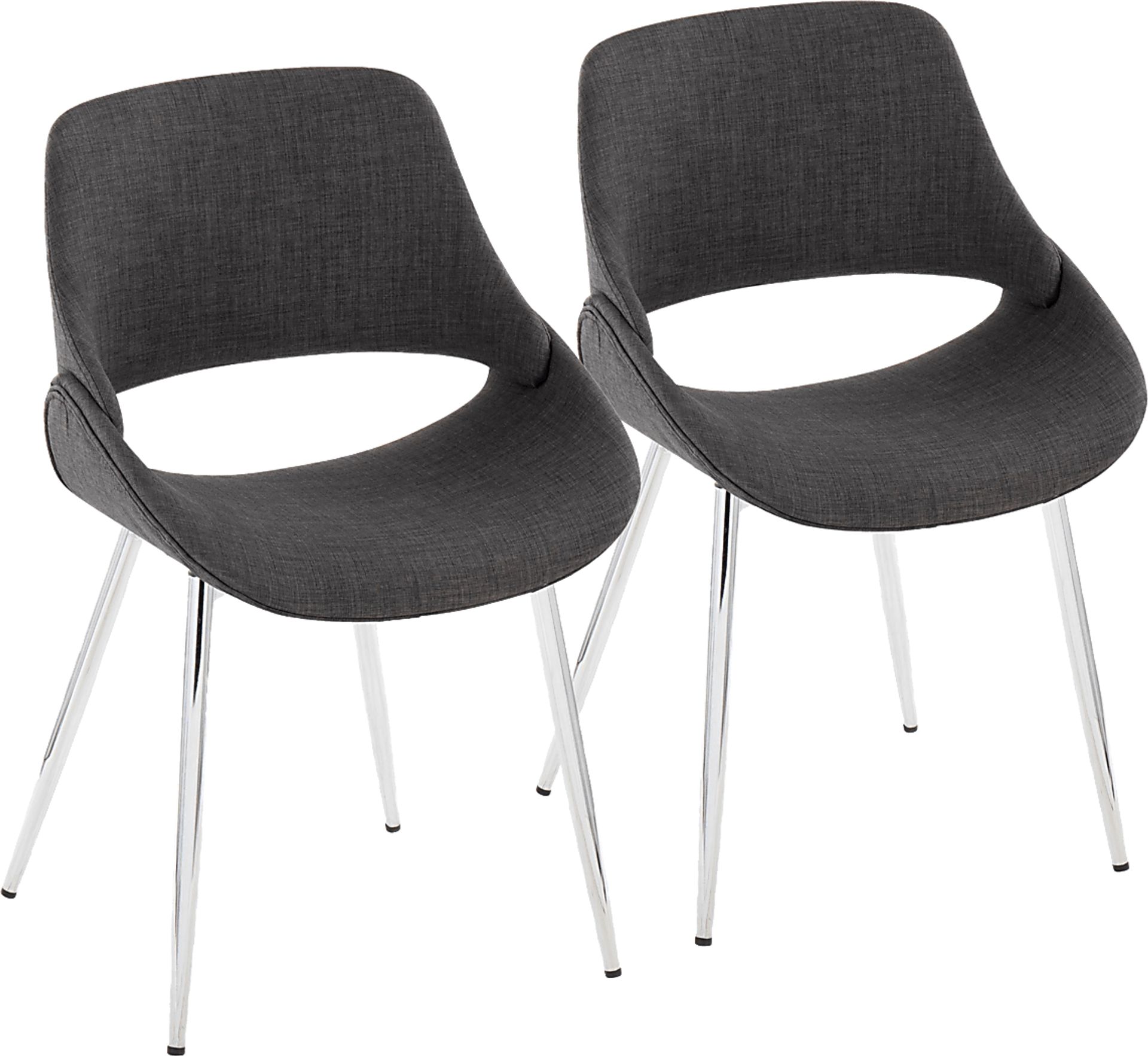 Stroble II Charcoal Dining Chair, Set of 2 - Image 1