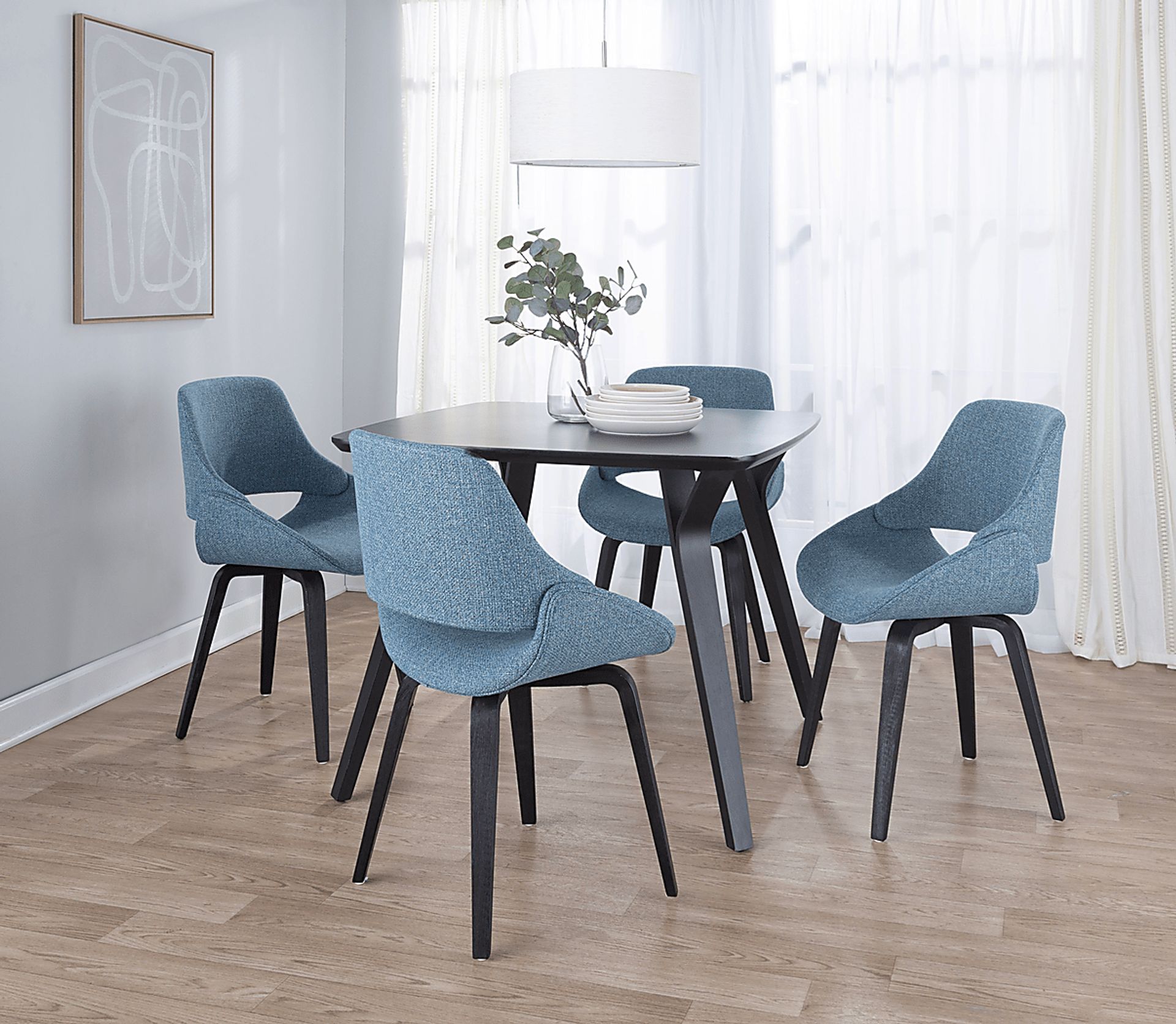 Stroble III Blue Dining Chair, Set of 2 - Image 2