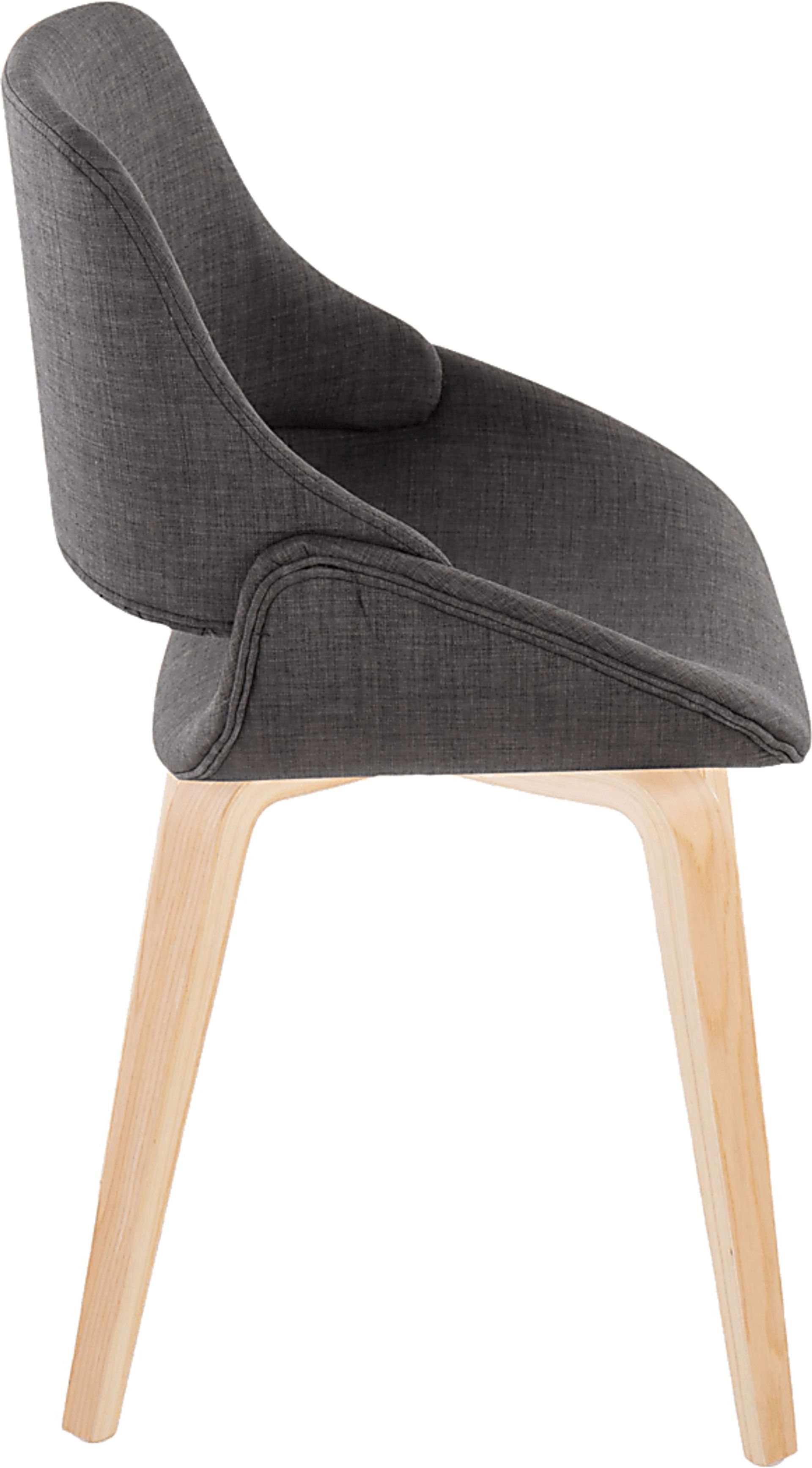 Stroble IV Charcoal Dining Chair, Set of 2 - Image 4