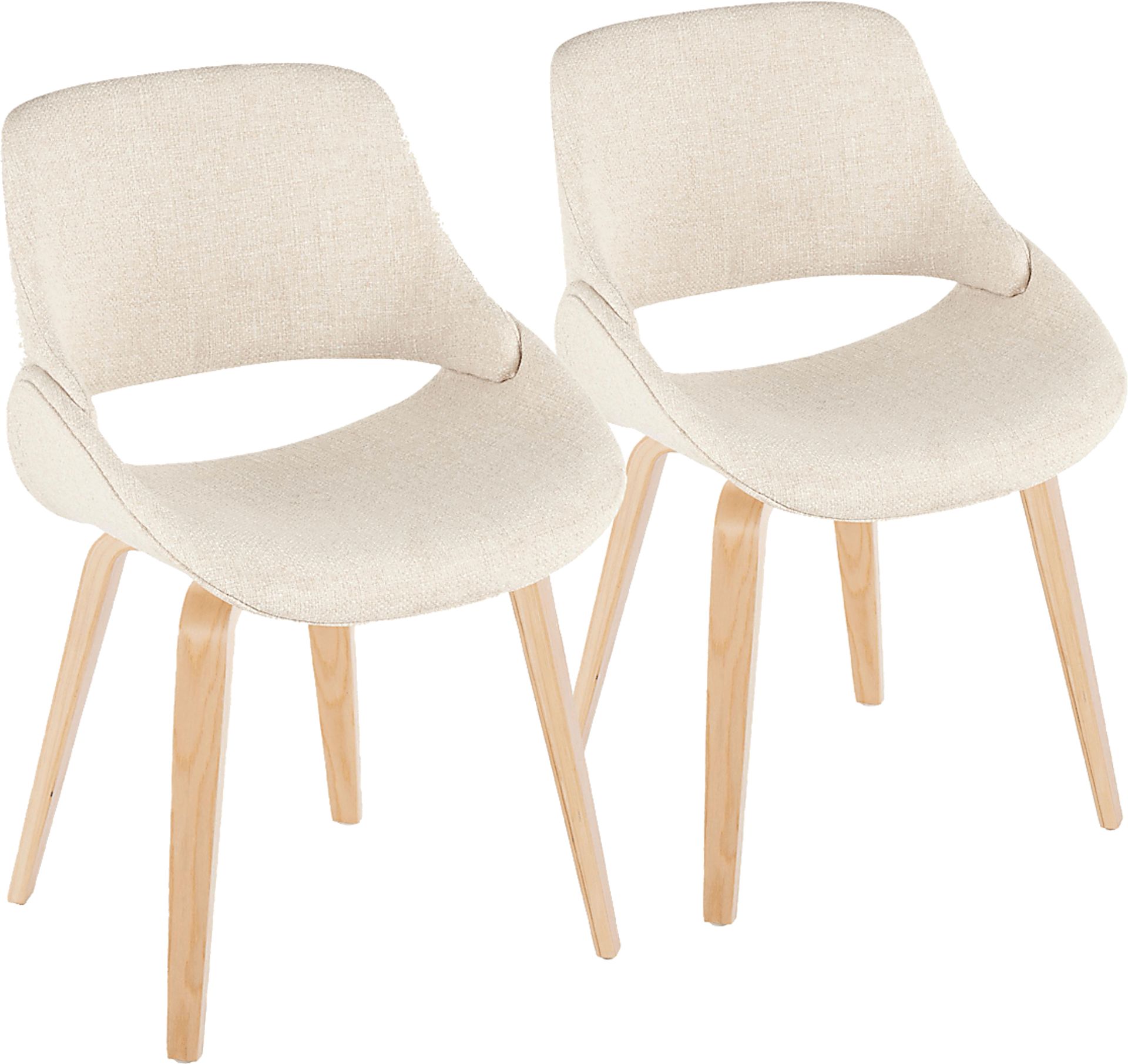 Stroble IV Cream Dining Chair, Set of 2 - Image 1