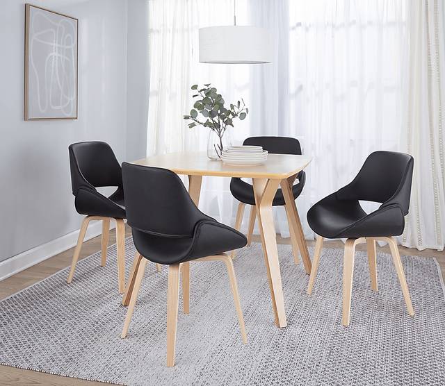 Stroble IX Black Dining Chair, Set of 2 - Thumbnail - Image 2