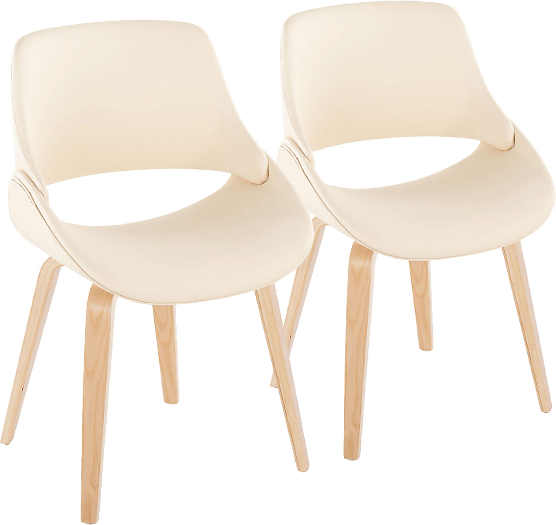 Stroble IX Cream Dining Chair, Set of 2 - Image 1