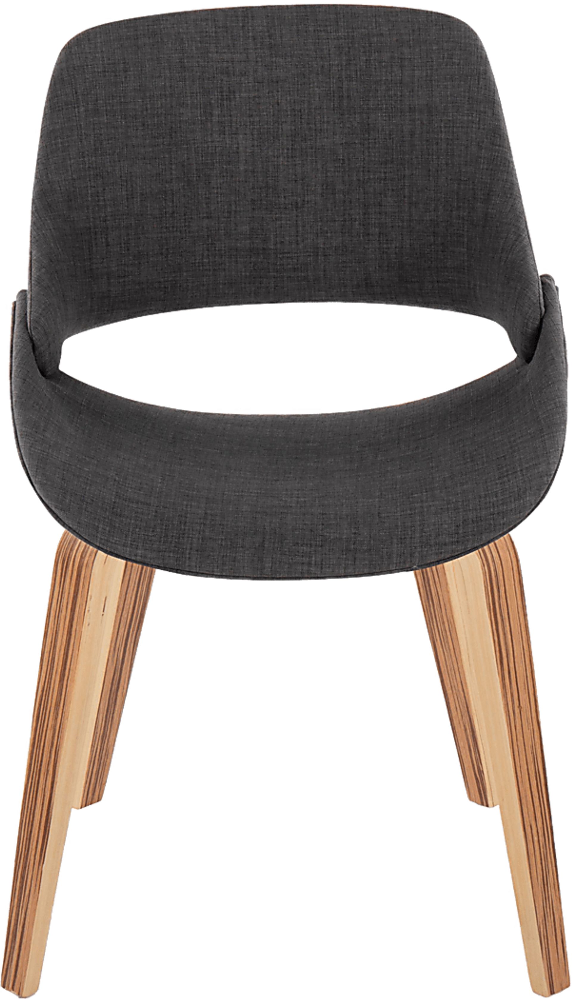Stroble V Charcoal Dining Chair, Set of 2 - Image 7