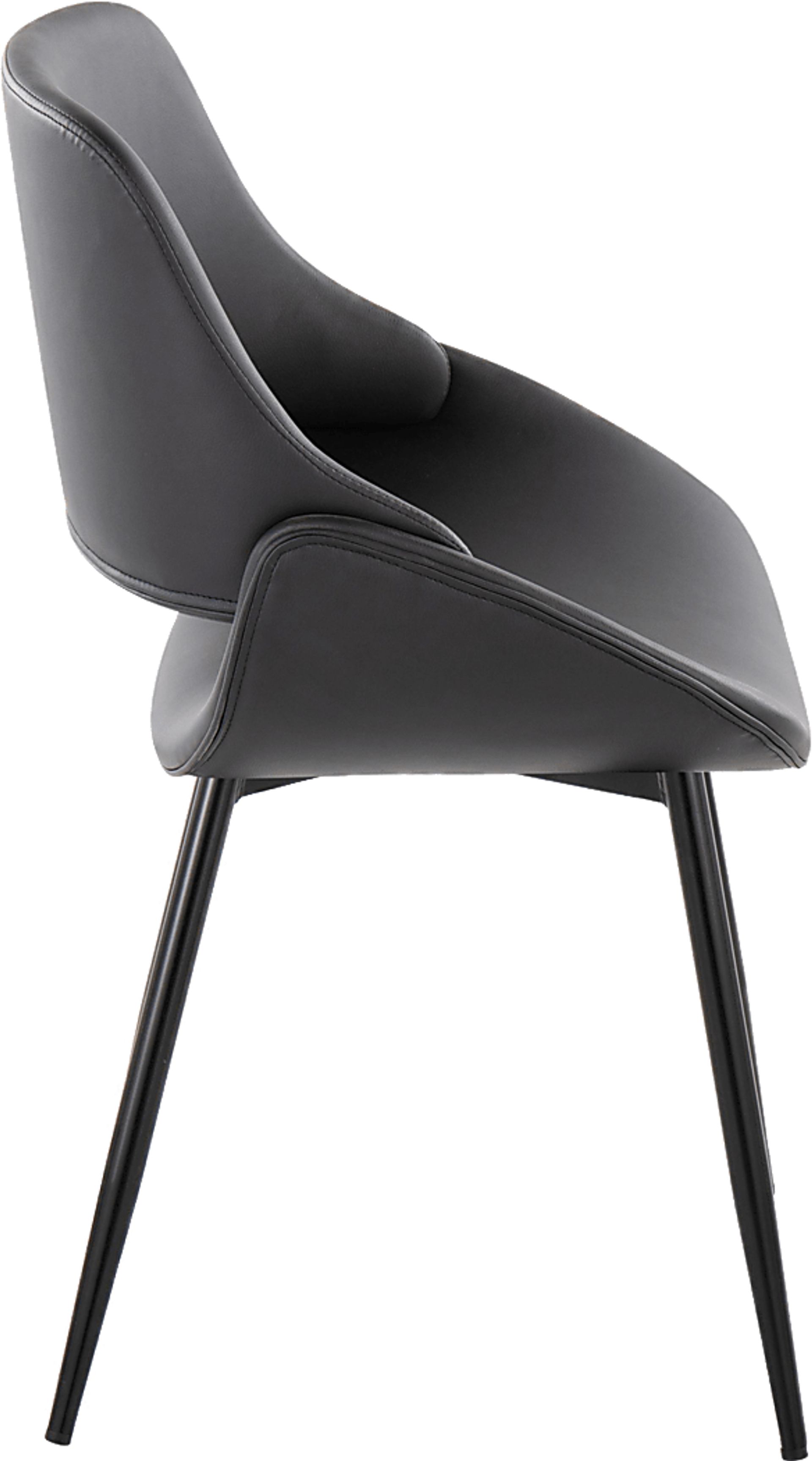 Stroble VI Black Dining Chair, Set of 2 - Image 5