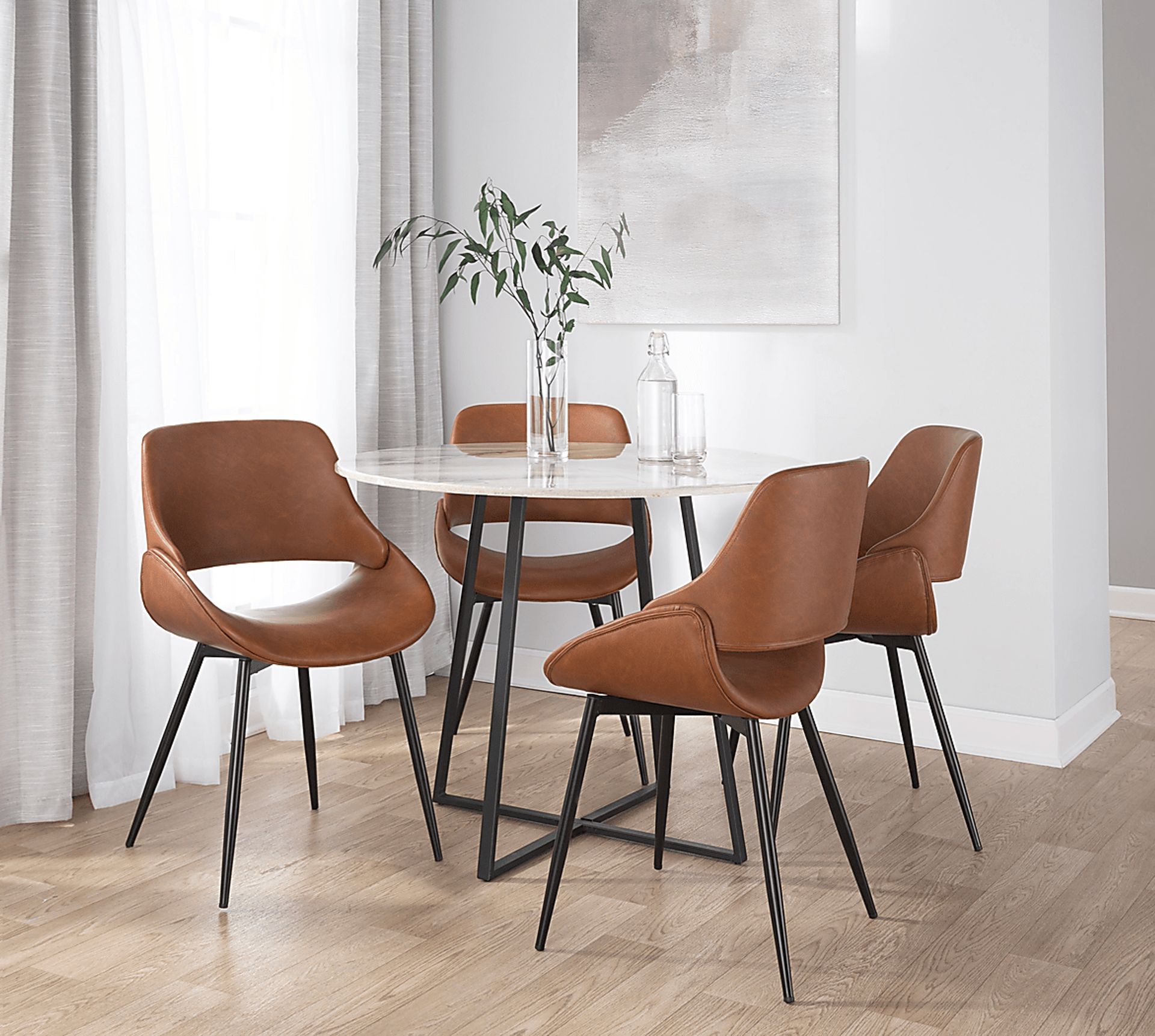 Stroble VI Camel Dining Chair, Set of 2 - Image 2