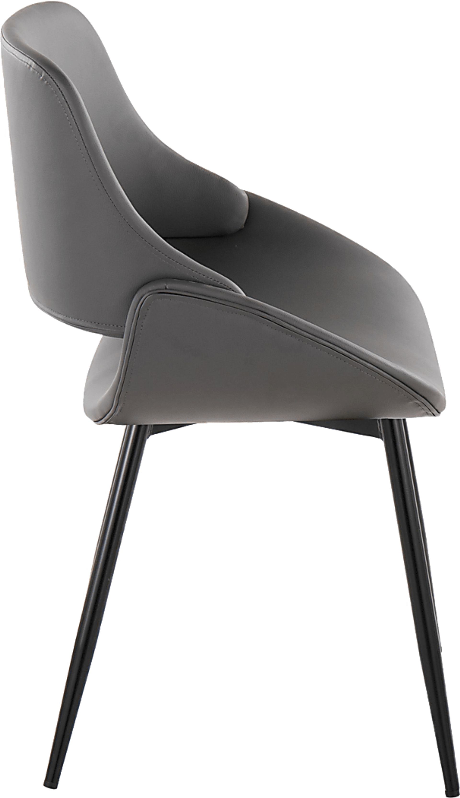 Stroble VI Gray Dining Chair, Set of 2 - Image 5