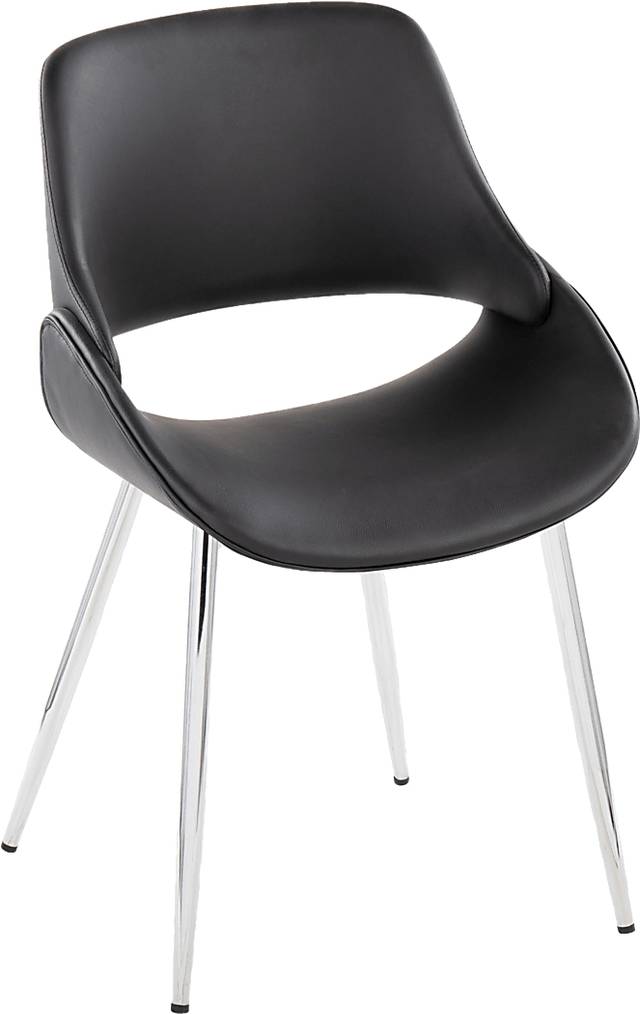 Stroble VII Black Dining Chair, Set of 2 - Thumbnail - Image 4