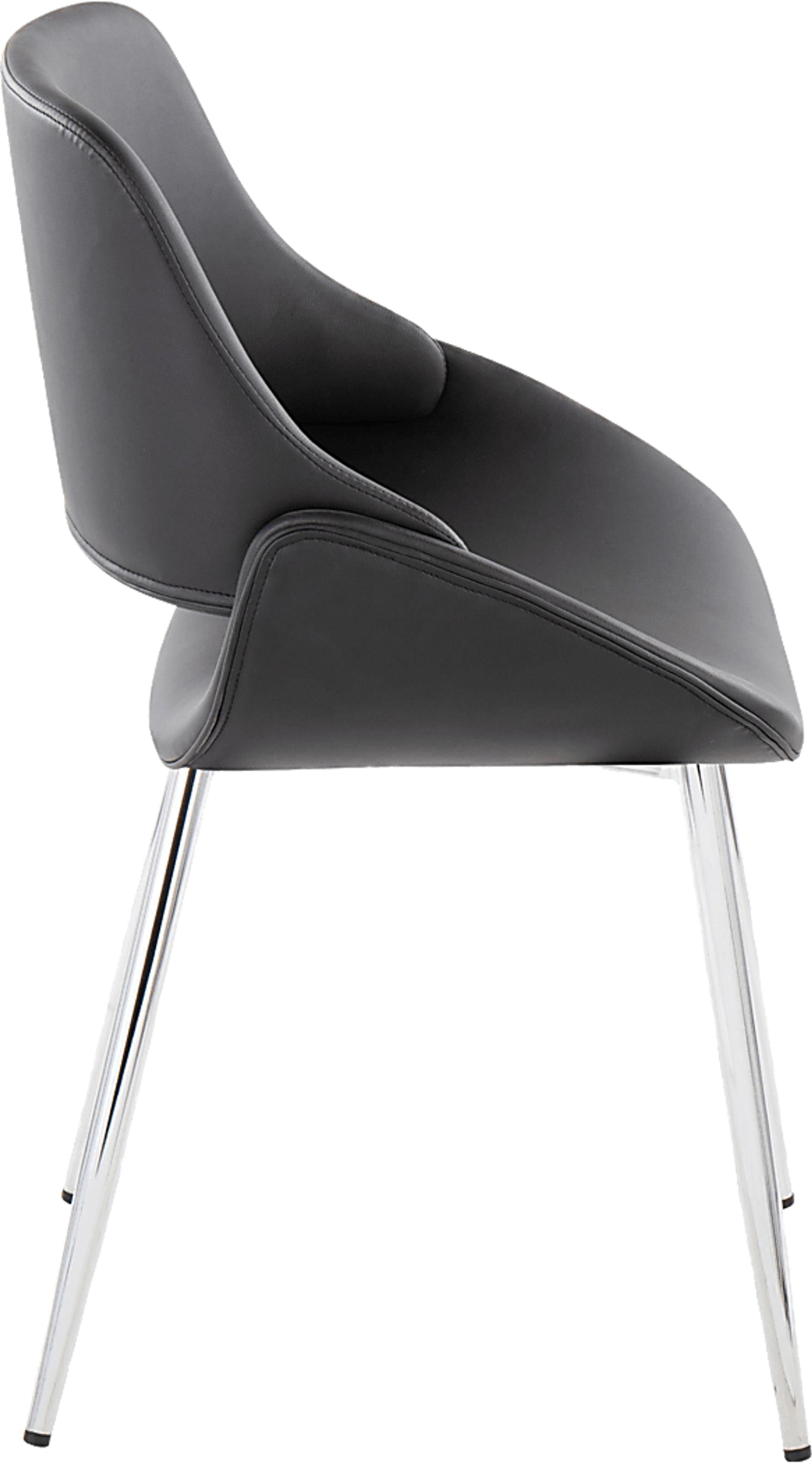 Stroble VII Black Dining Chair, Set of 2 - Image 5