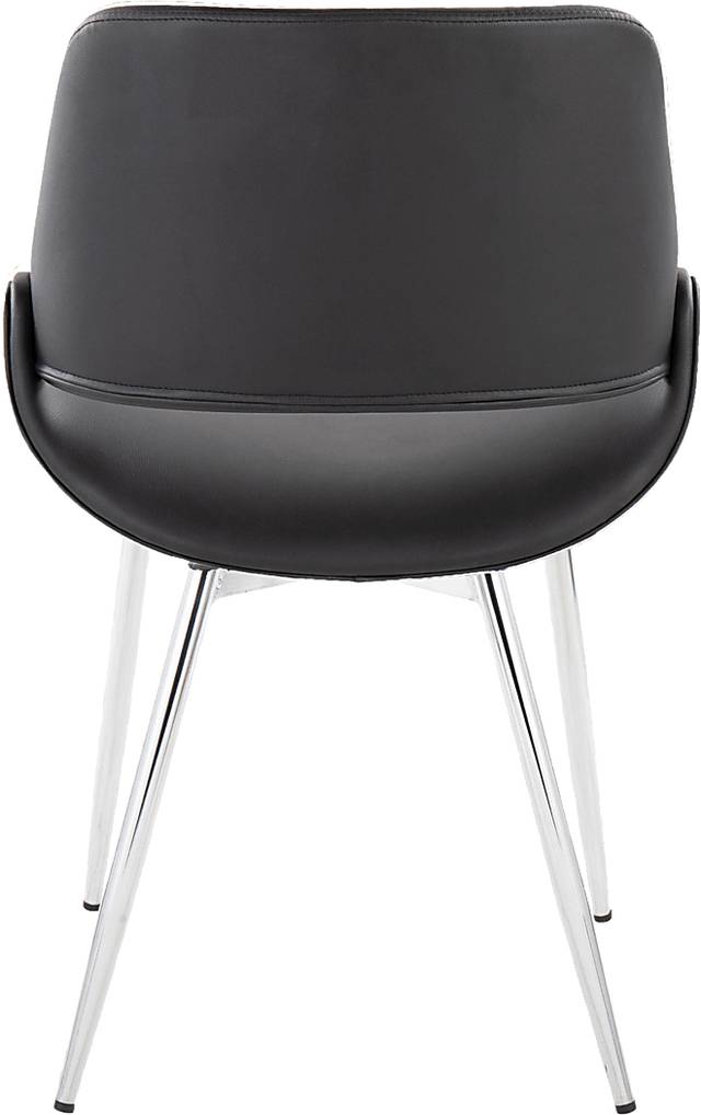 Stroble VII Black Dining Chair, Set of 2 - Thumbnail - Image 7