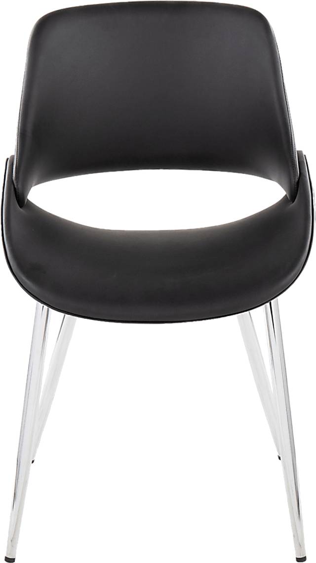 Stroble VII Black Dining Chair, Set of 2 - Thumbnail - Image 8