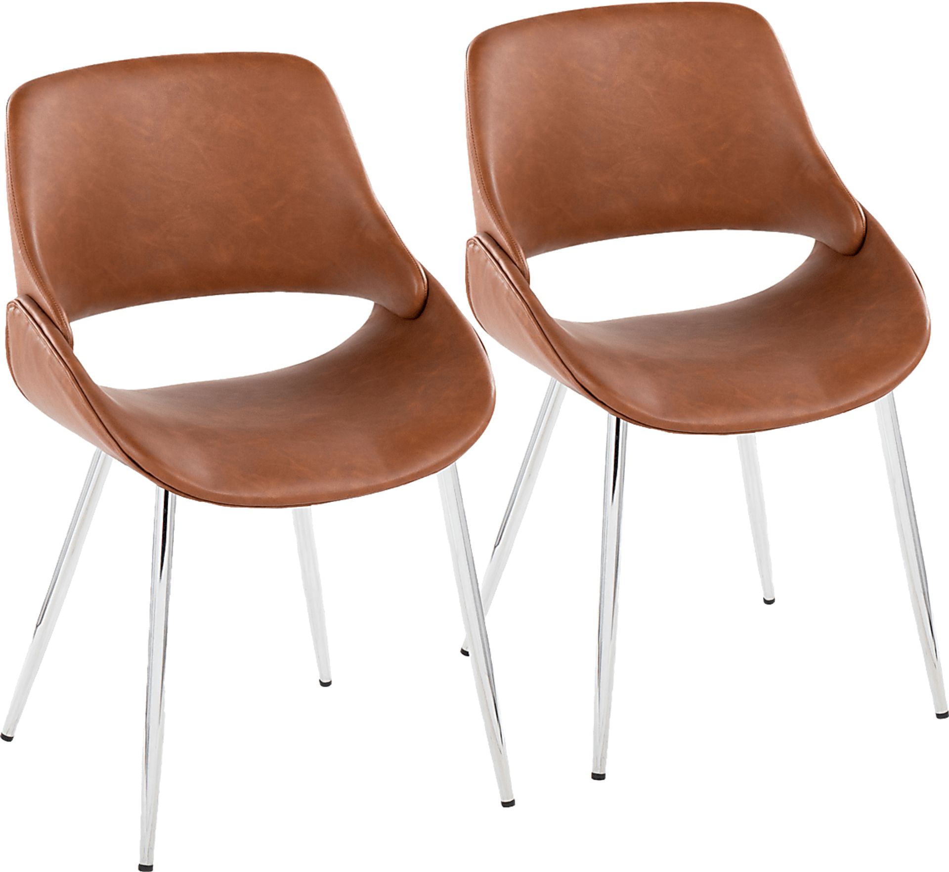 Stroble VII Camel Dining Chair, Set of 2 - Image 1