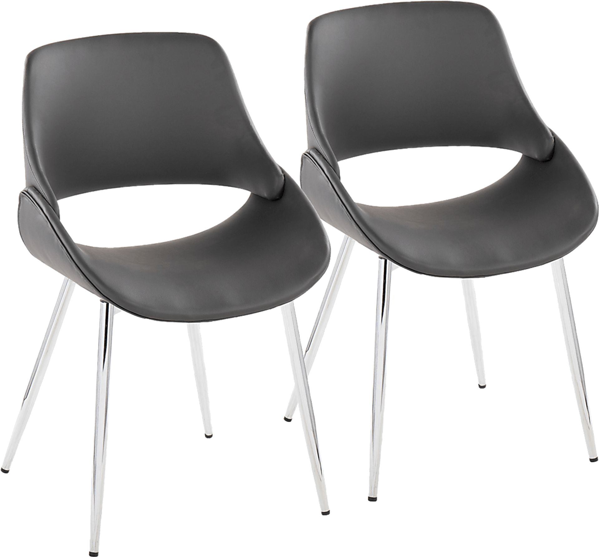 Stroble VII Gray Dining Chair, Set of 2 - Image 1