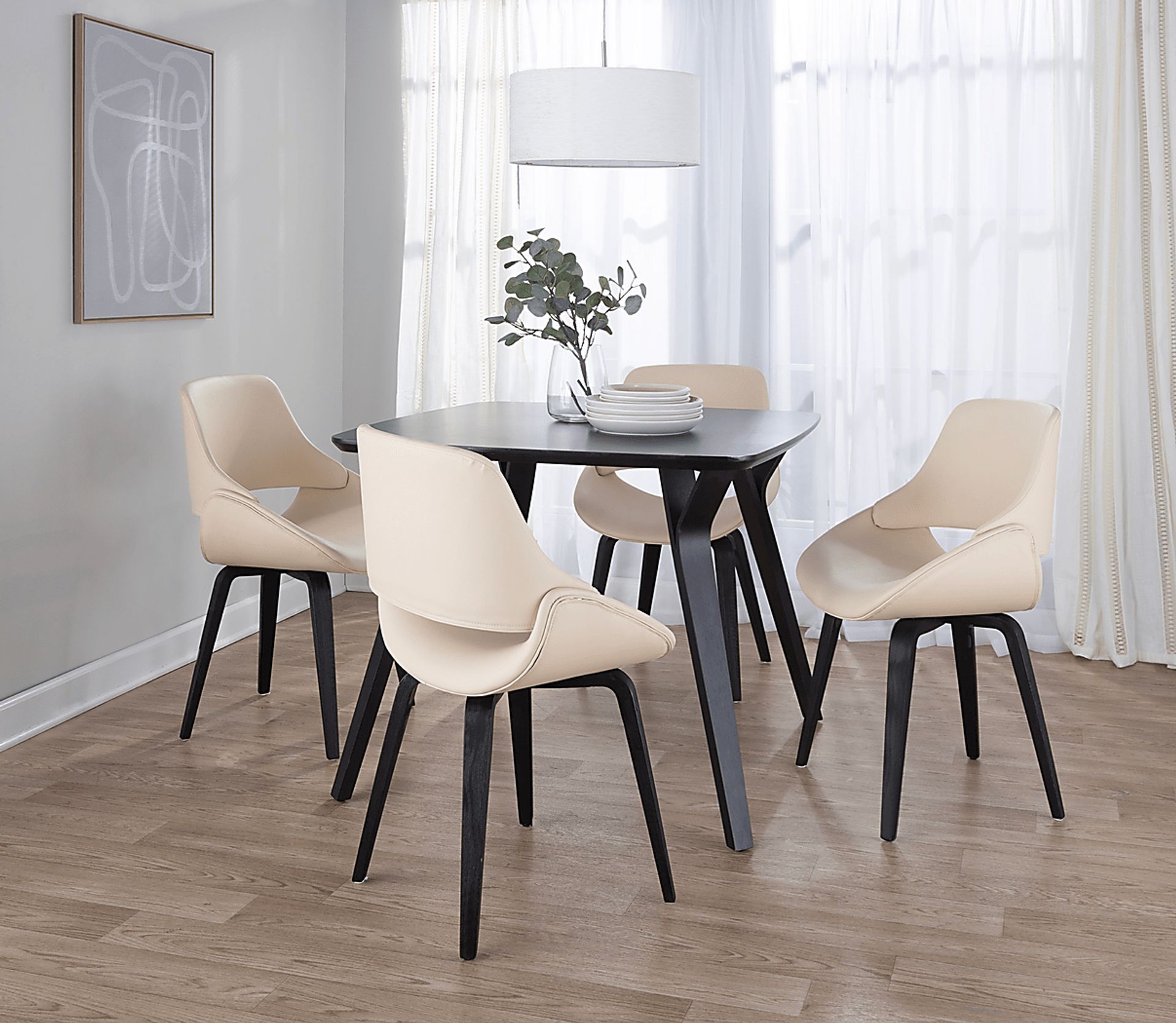 Stroble VIII Cream Dining Chair, Set of 2 - Image 2
