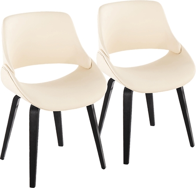 Stroble VIII Cream Dining Chair, Set of 2