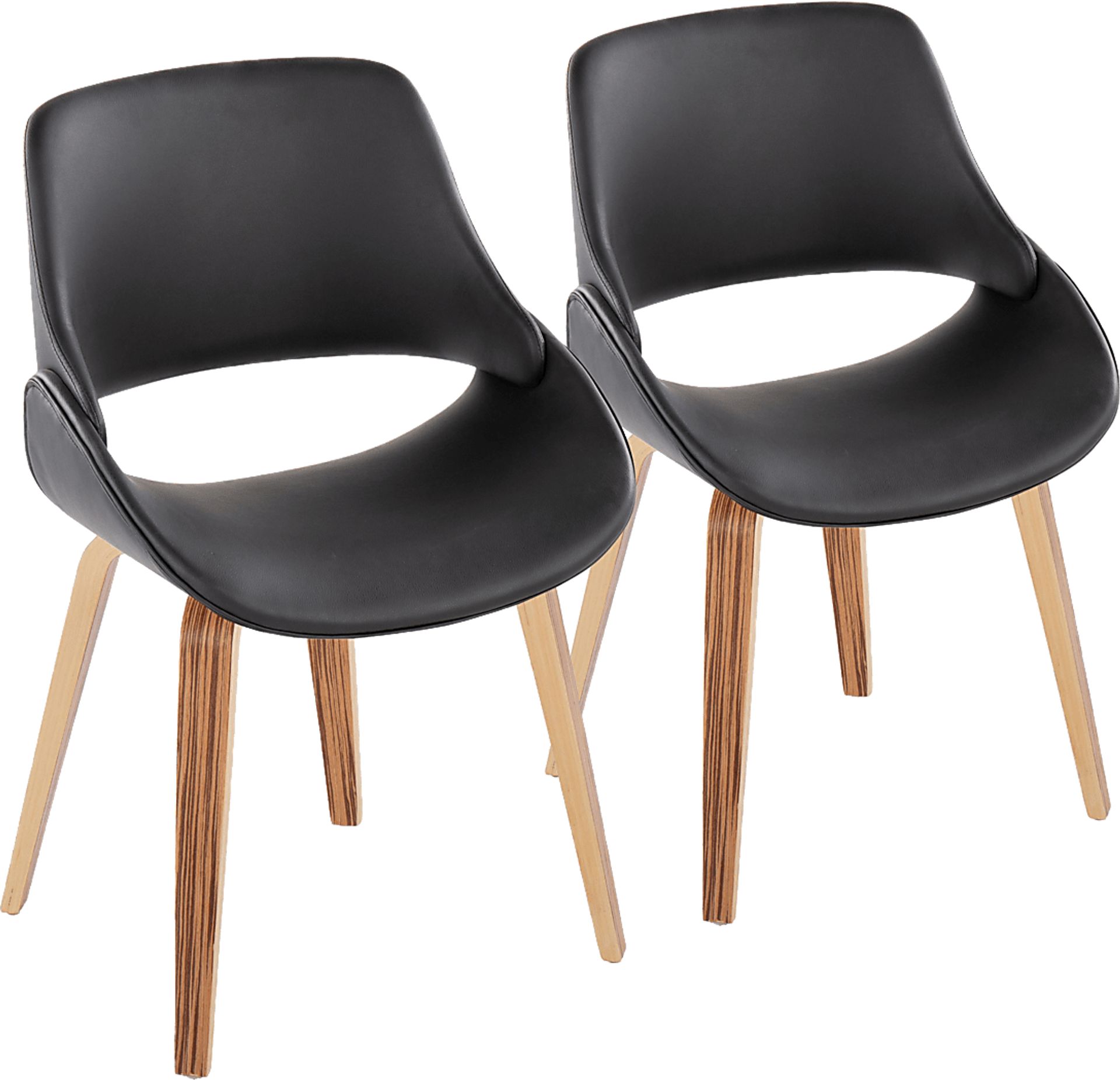 Stroble X Black Dining Chair, Set of 2 - Image 1